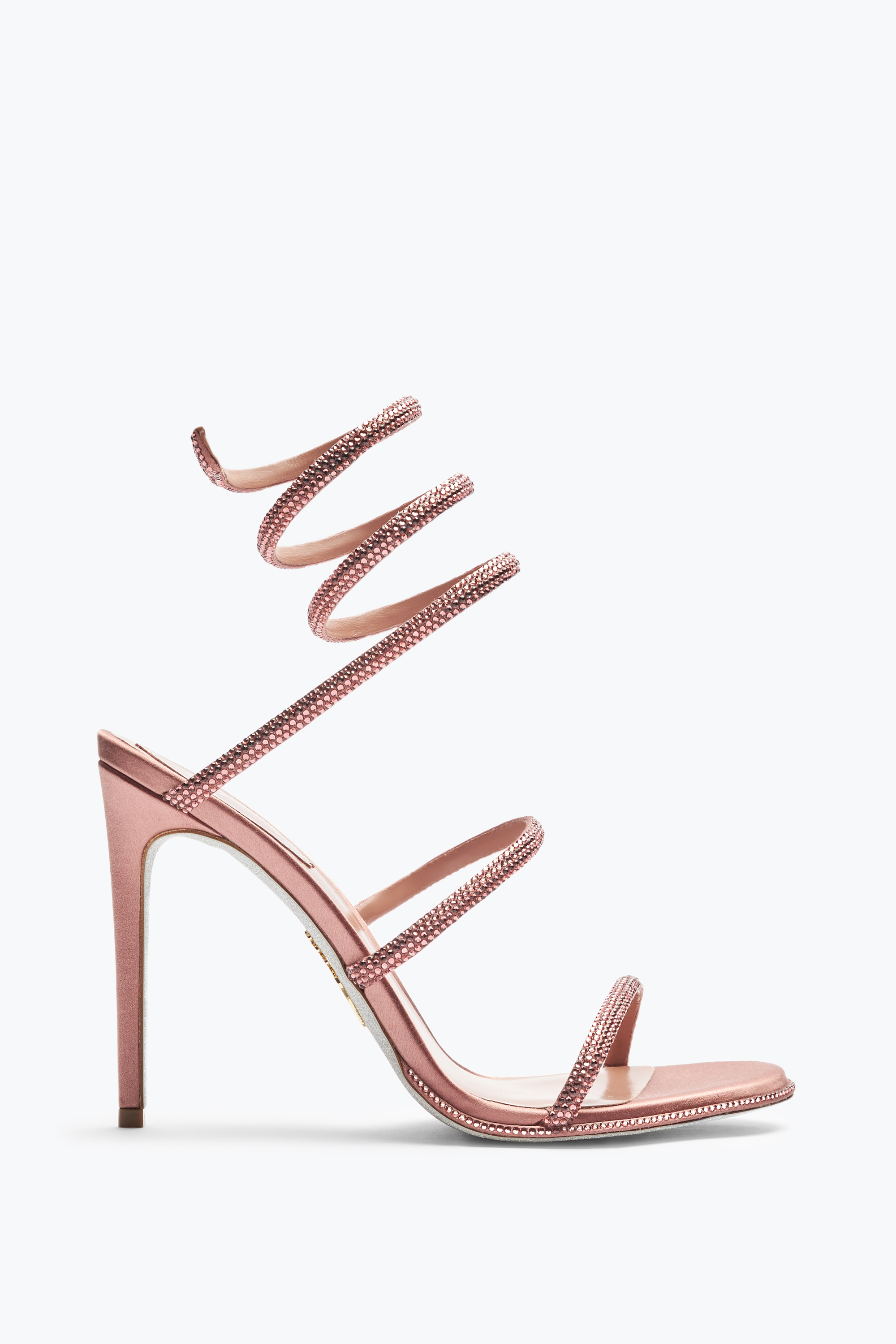 René Caovilla Cleo Rose Gold Sandal 105
