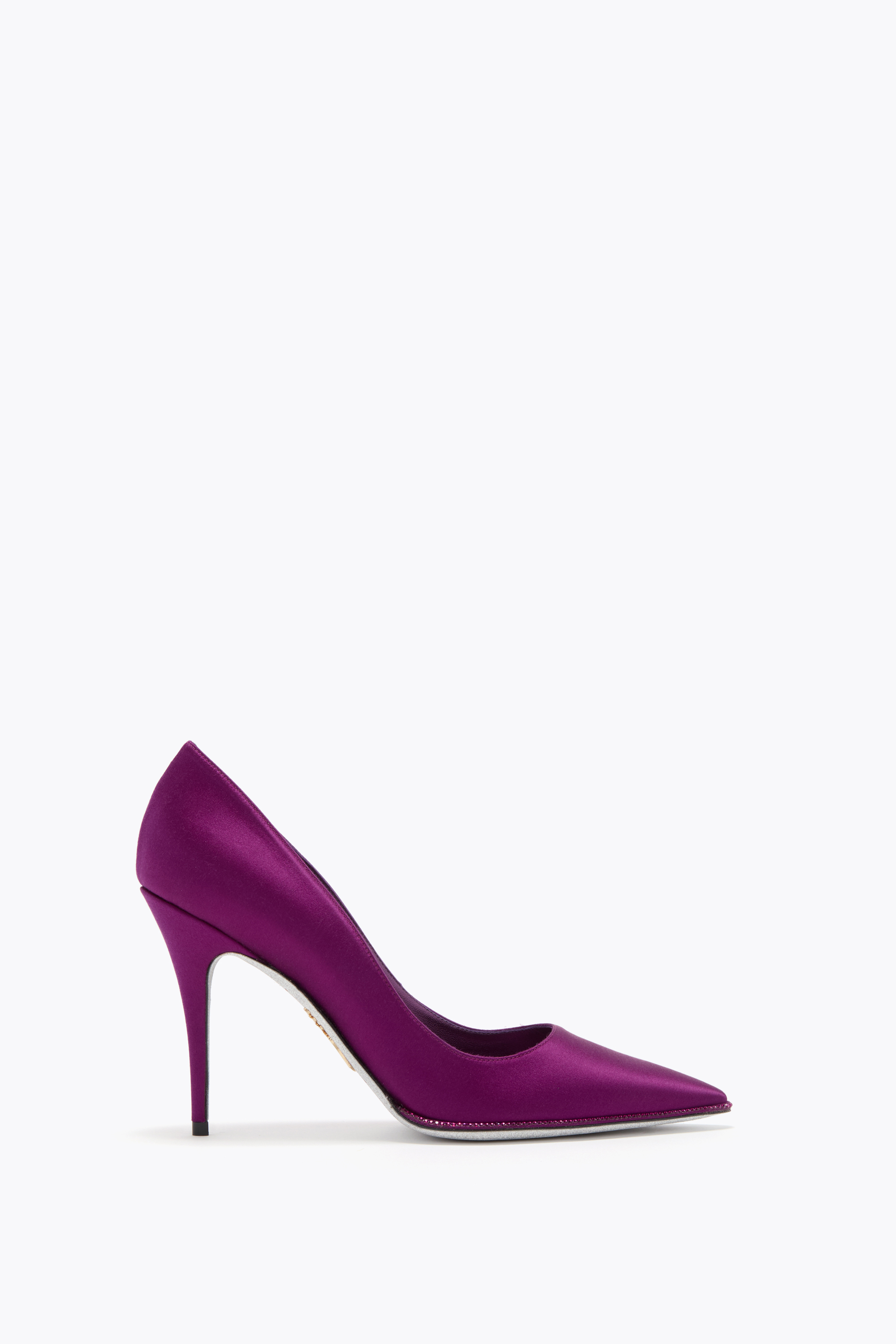 René Caovilla Taylor Mulberry Pump 100 In Purple