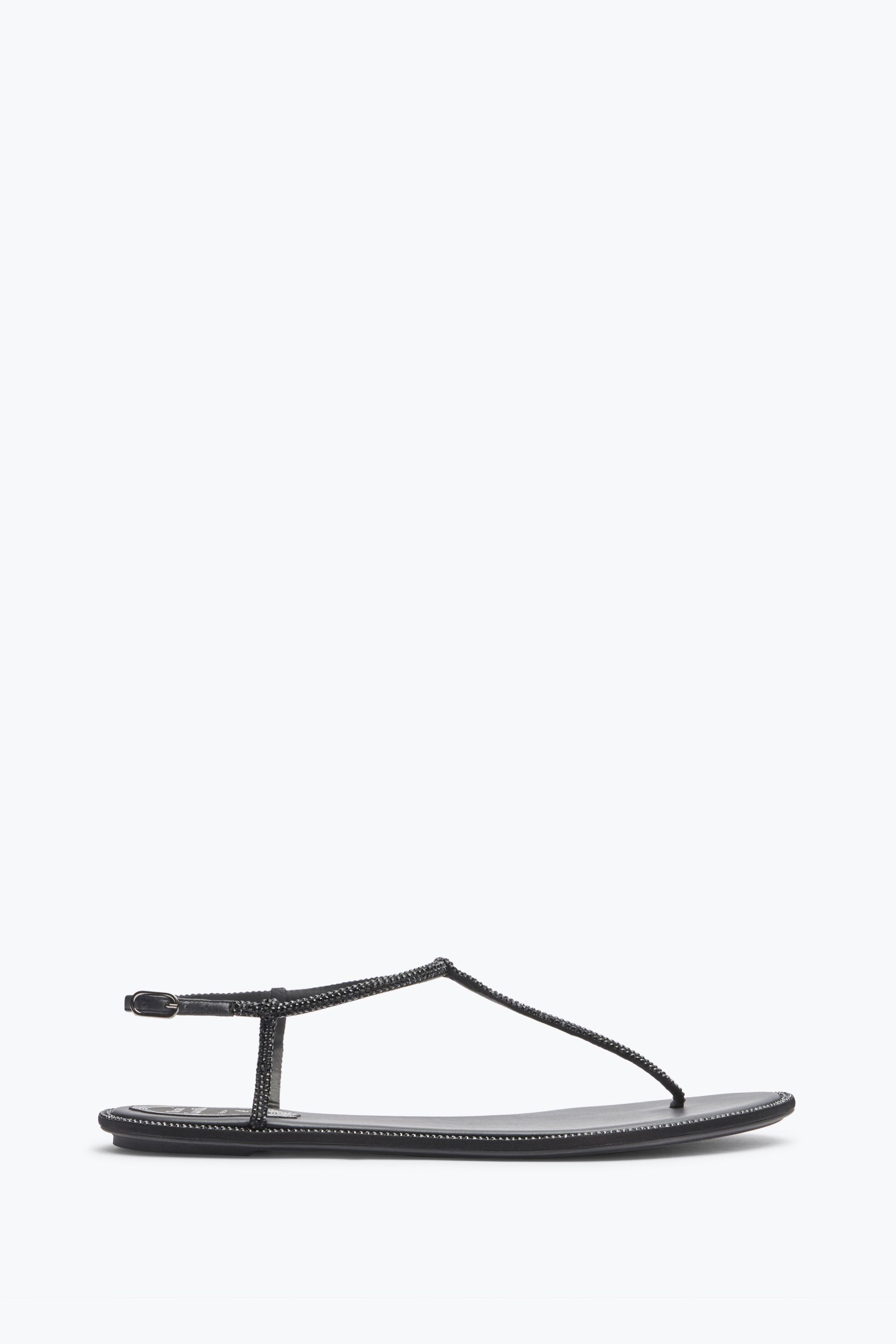René Caovilla Rene Caovilla Diana Crystal Flat Sandals