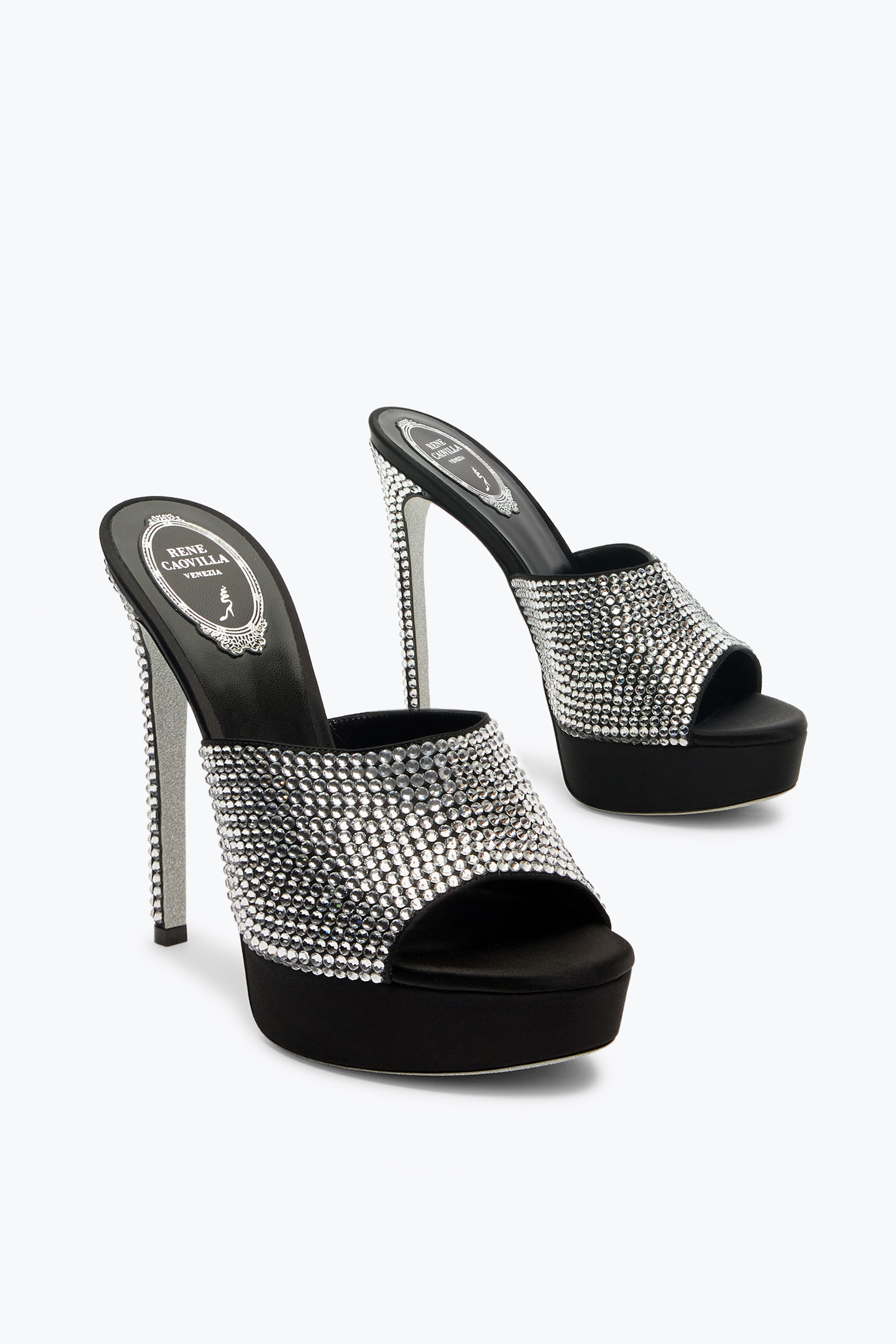 RENÉ CAOVILLA SHARON PLATFORM MULE 130