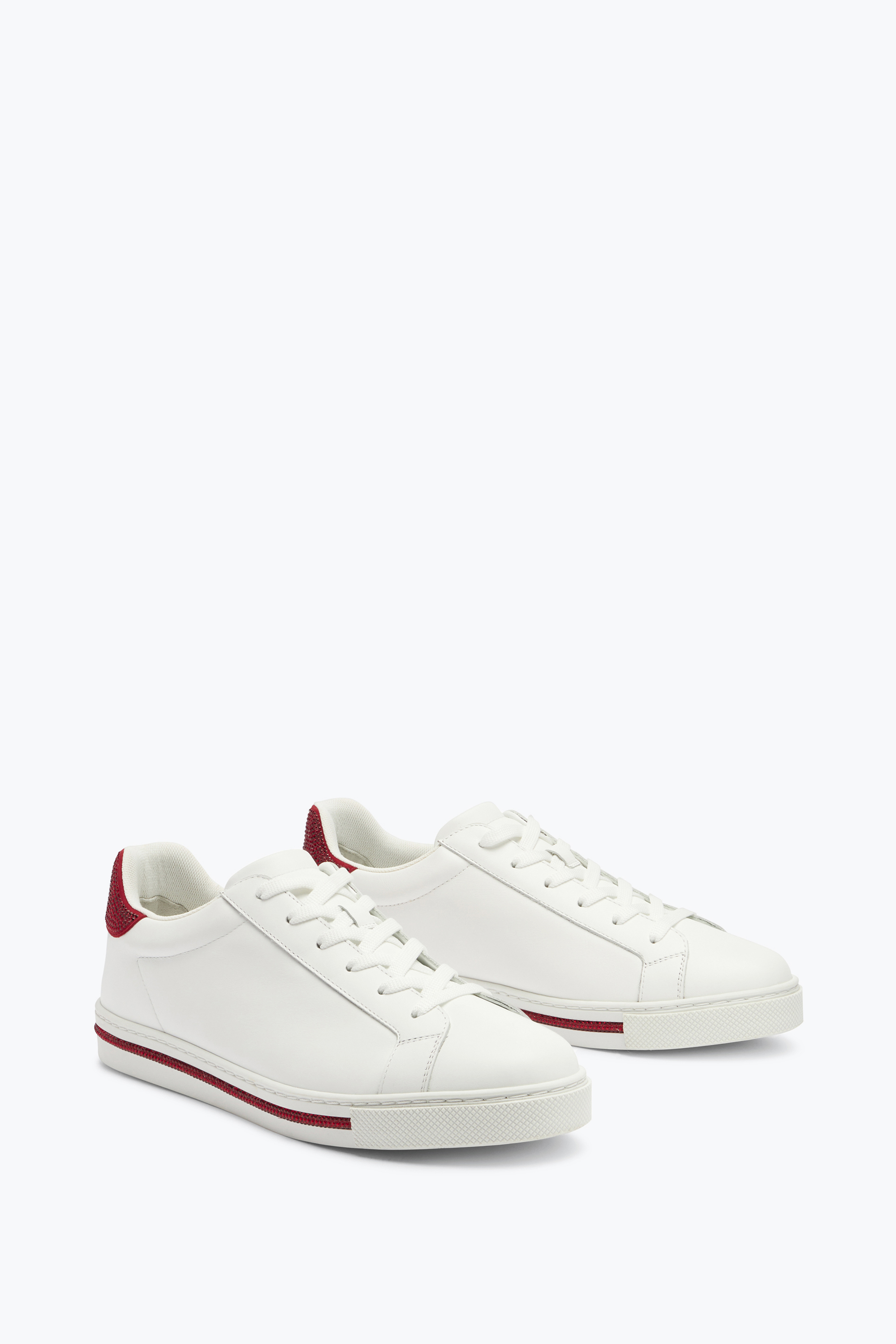 René Caovilla Xtra Crystal White-red Sneaker 15