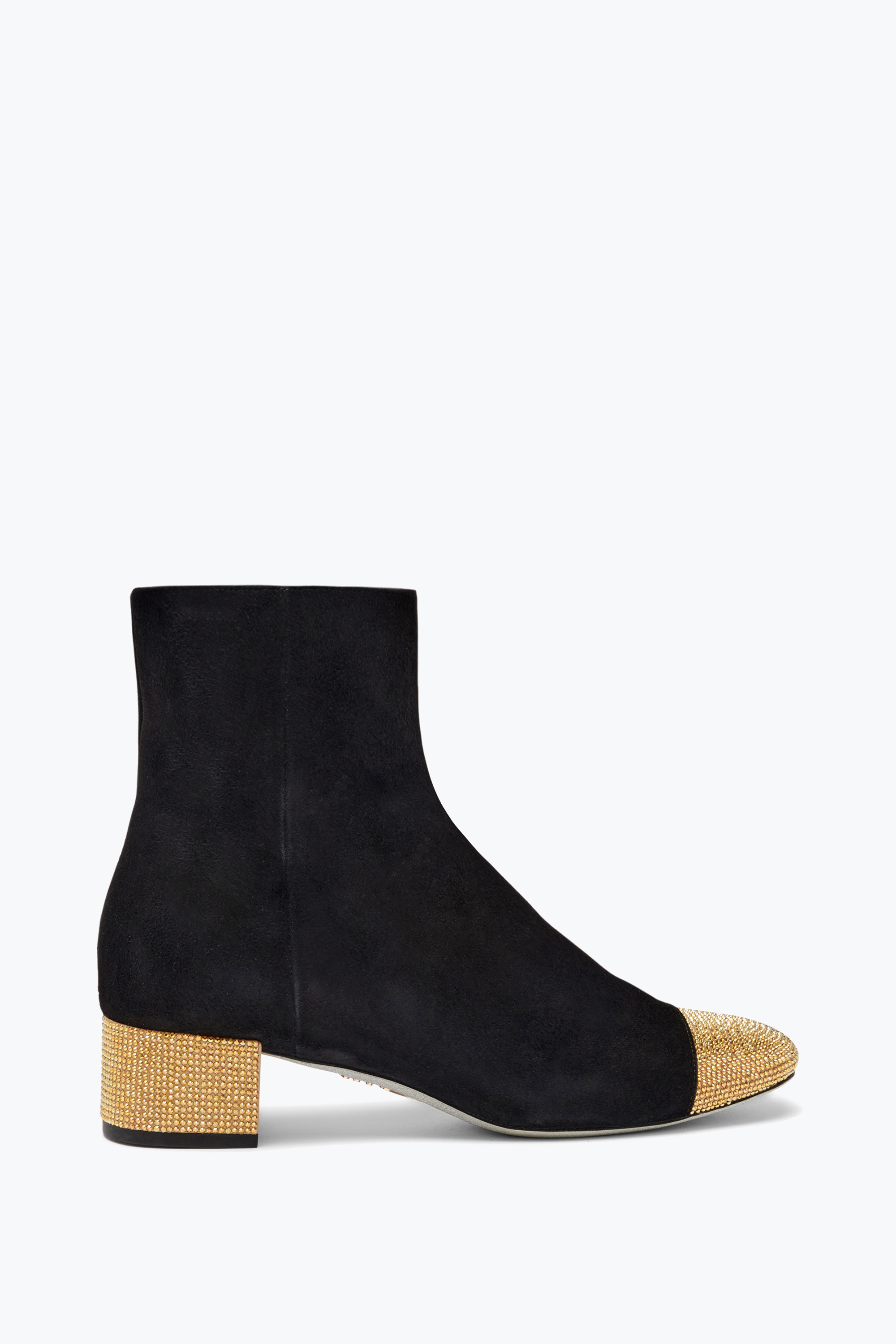 René Caovilla 40mm Rhinestone-embellished Suede Boots