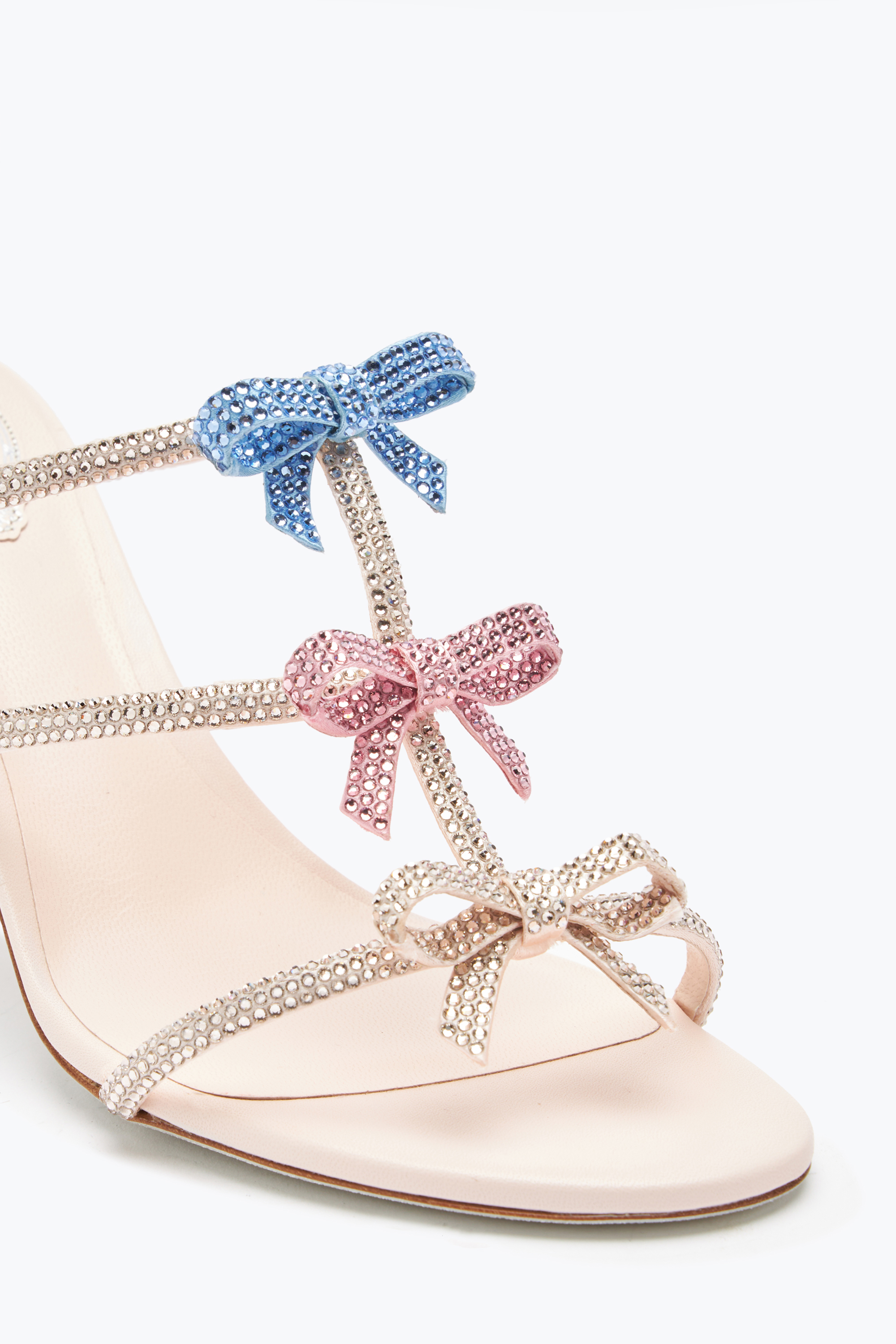 René Caovilla Caterina Sandal With Multicolor Crystals 80