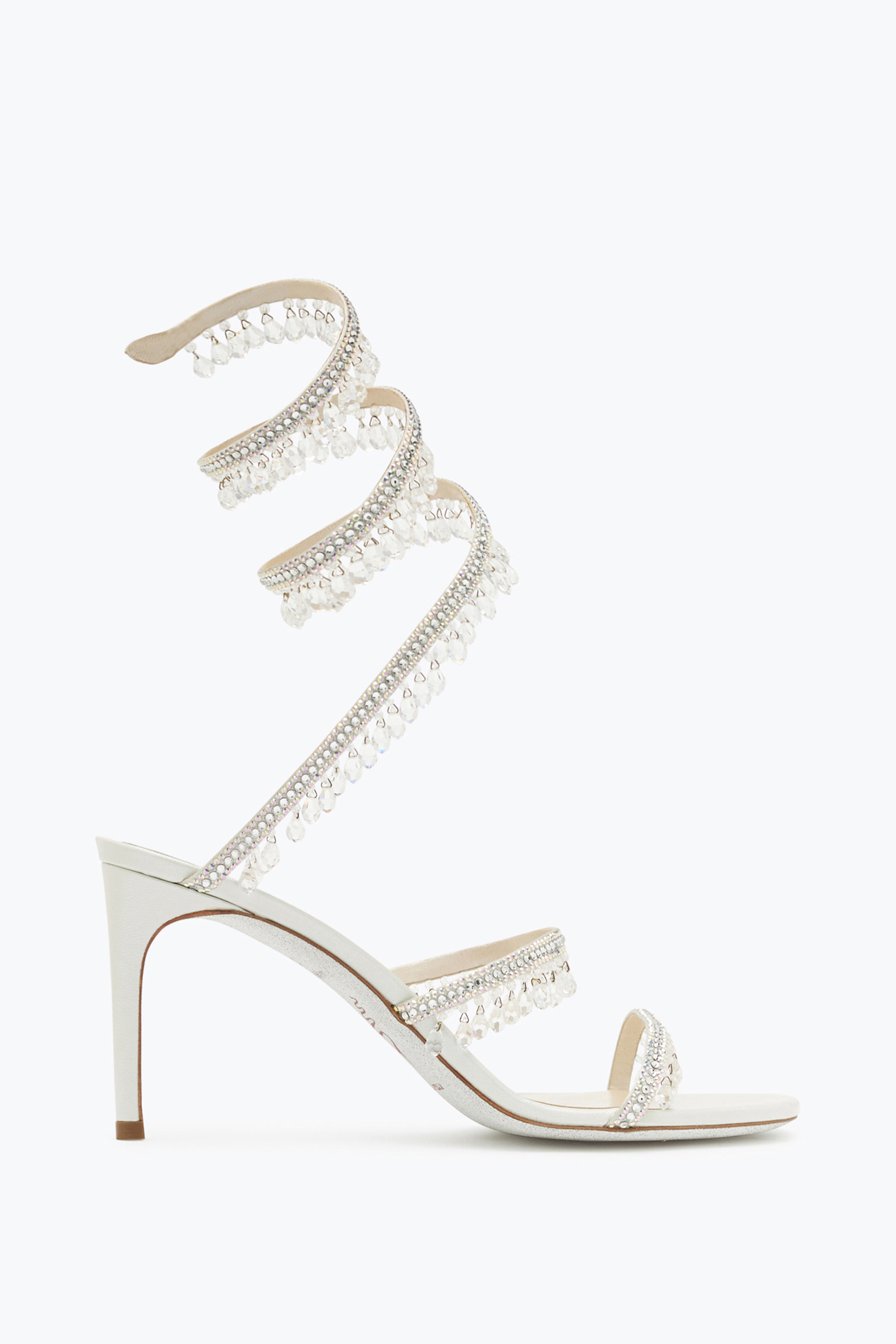 René Caovilla Chandelier 105mm Crystal-embellished Sandals