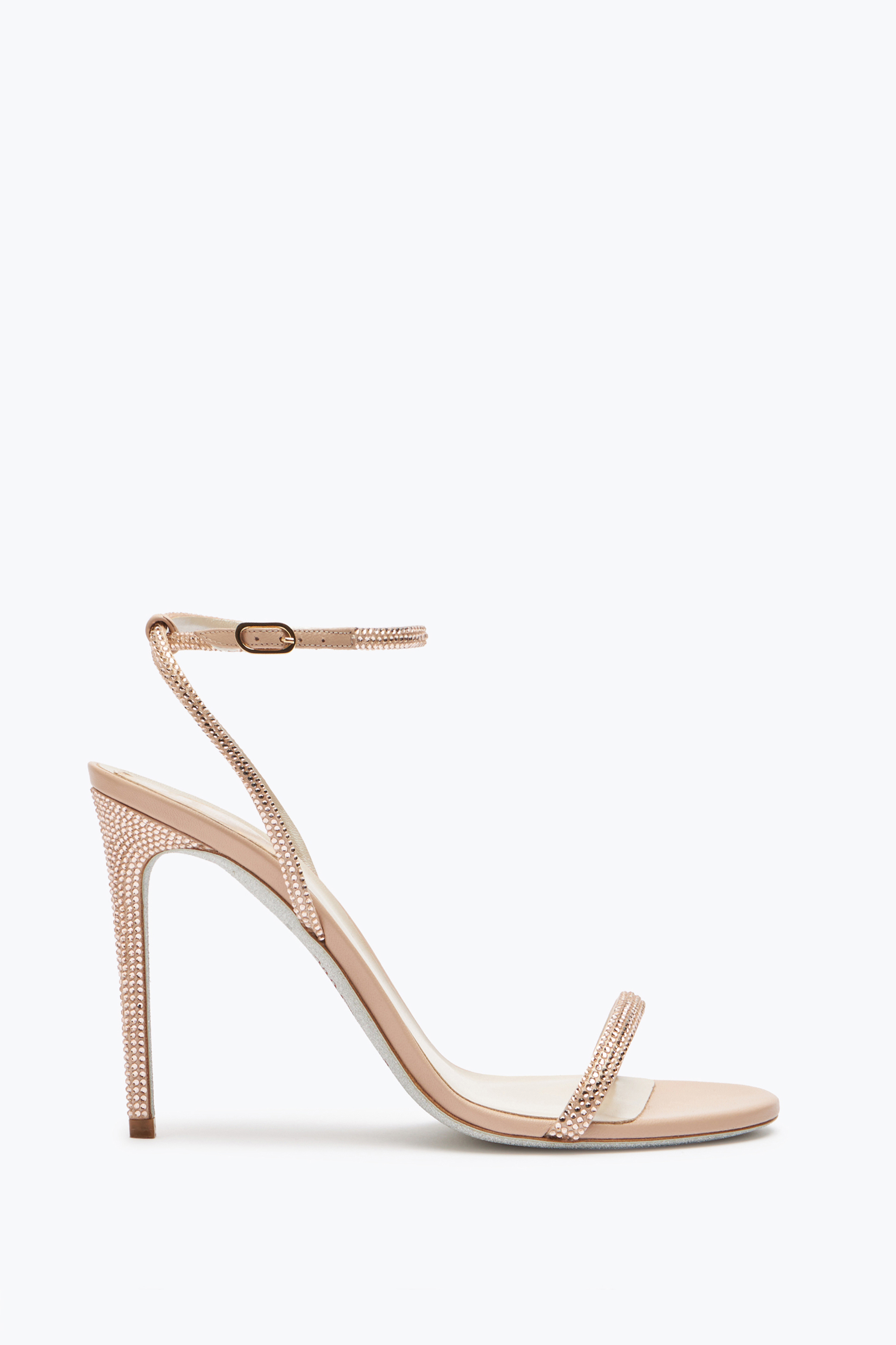 René Caovilla Ellabrita Nude Sandal 105