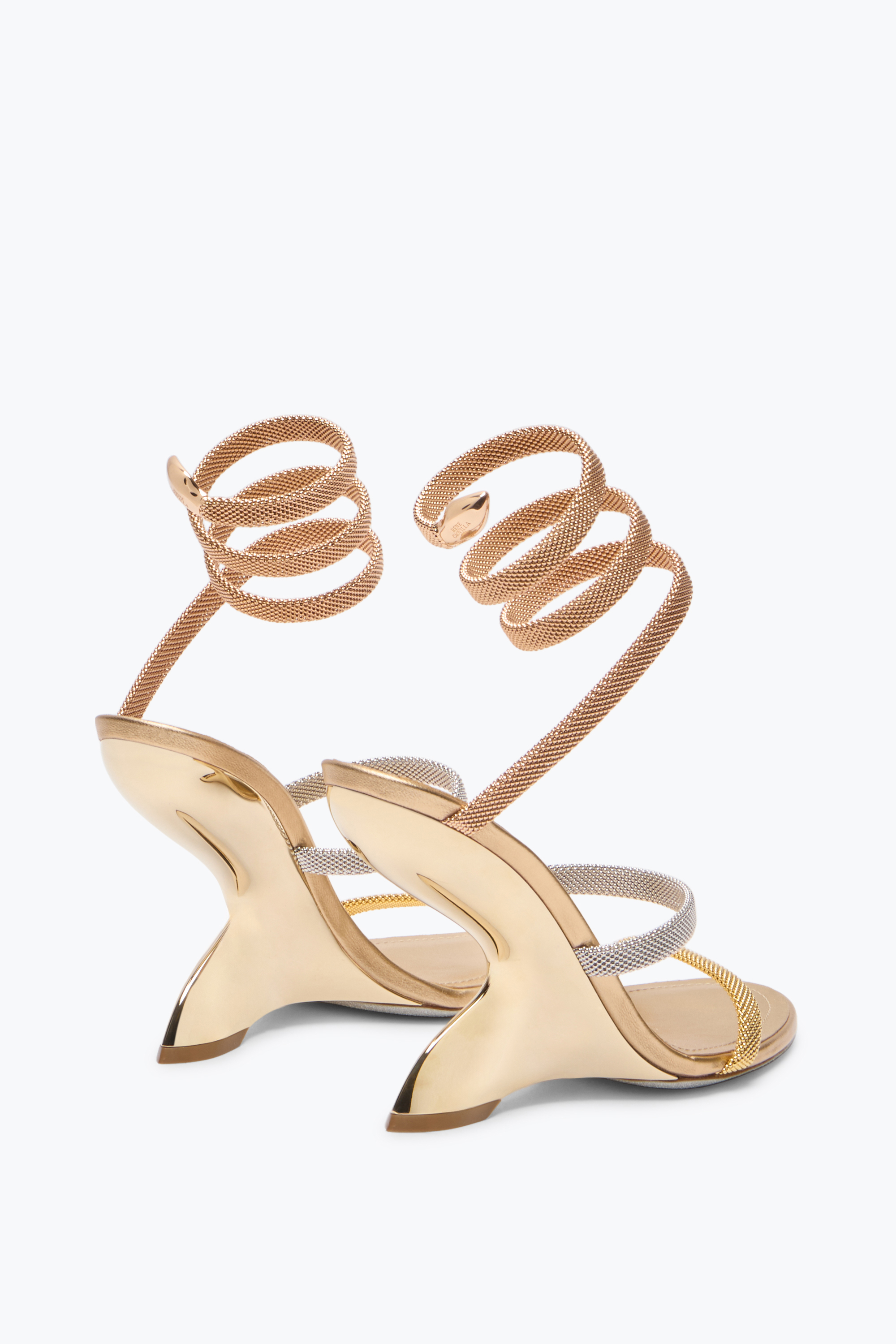 René Caovilla Trigold Symphony Three-toned Sandal 105