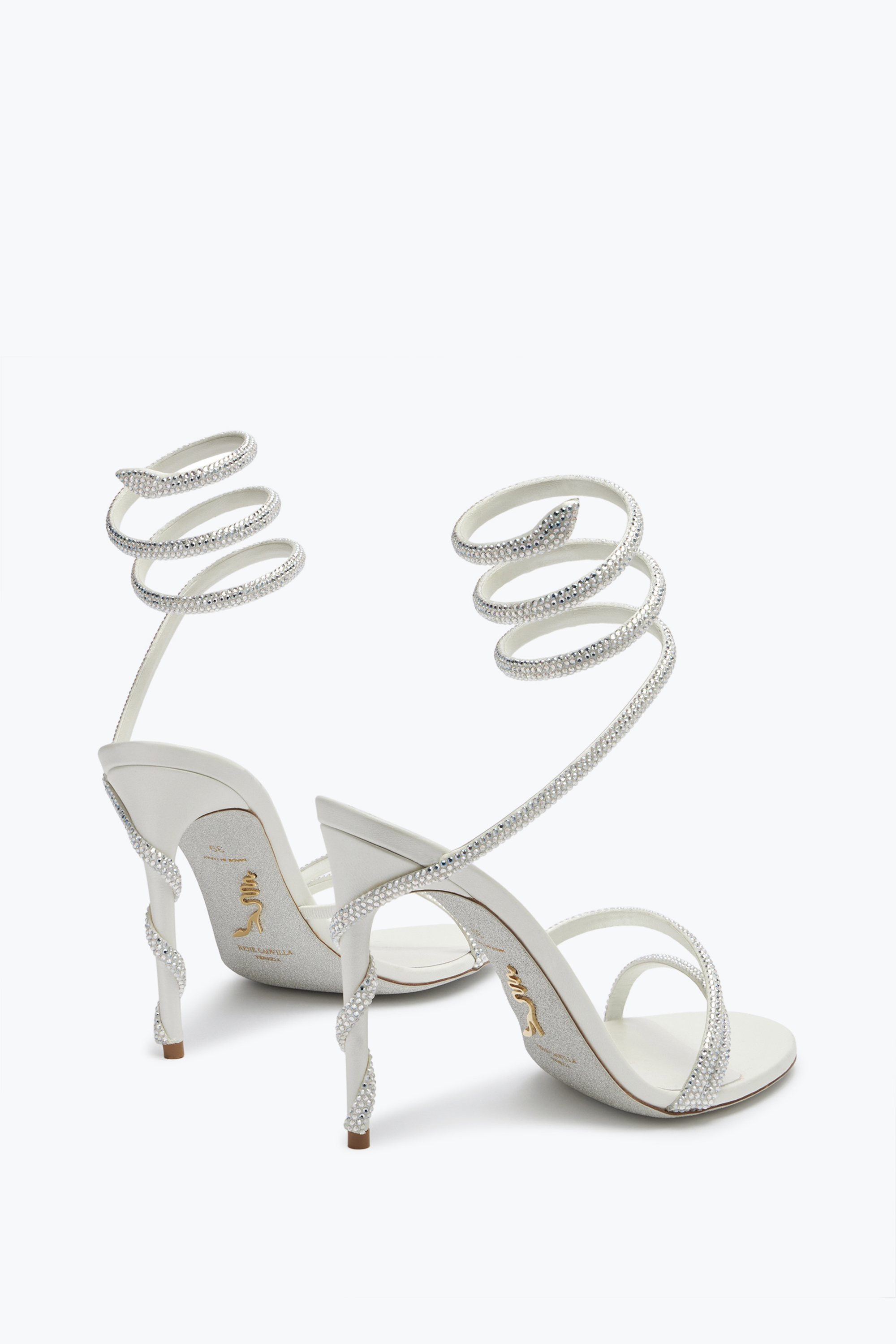 René Caovilla Stiletto High Heel Sandals