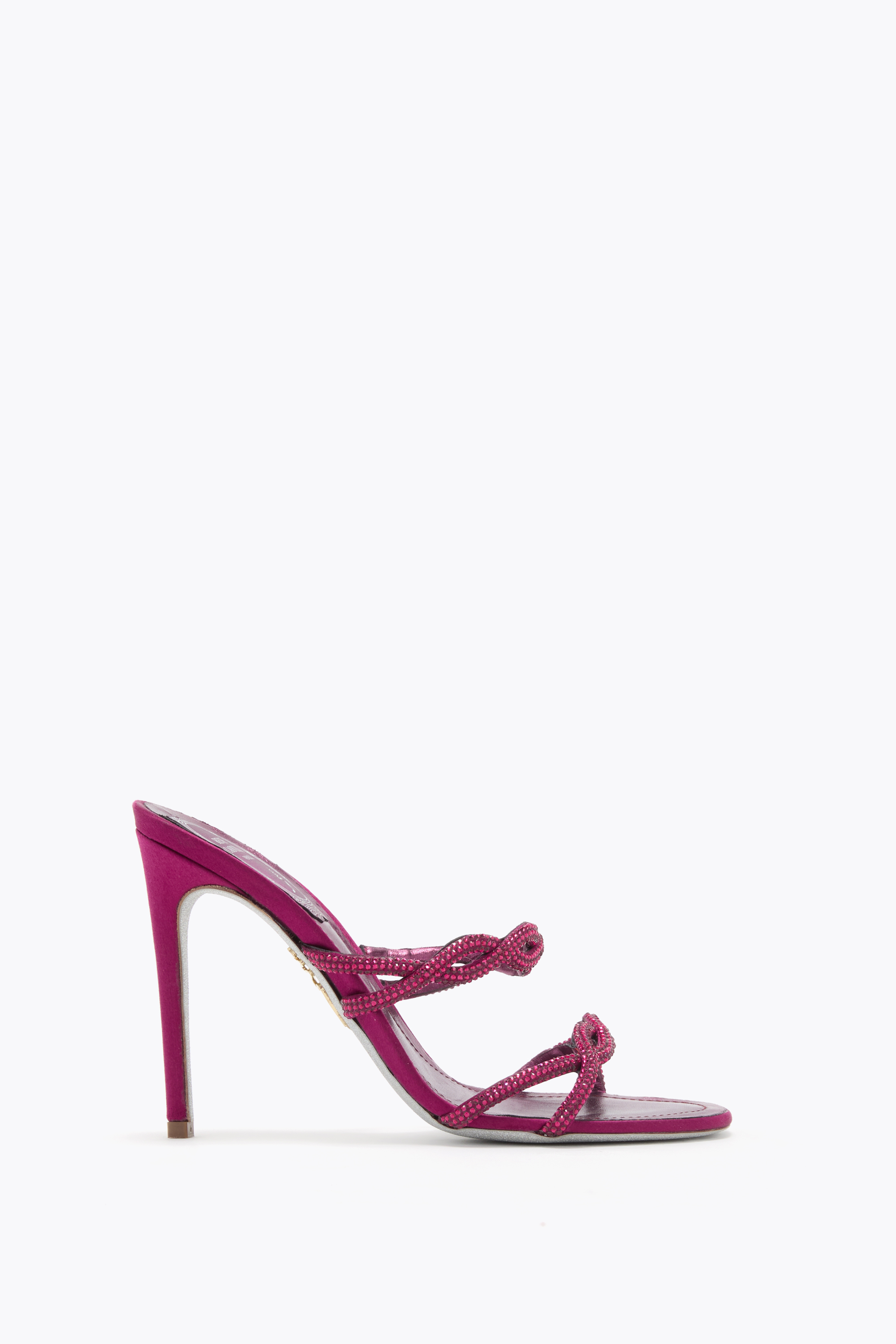 René Caovilla Braid Porpora Mule 80 In Red