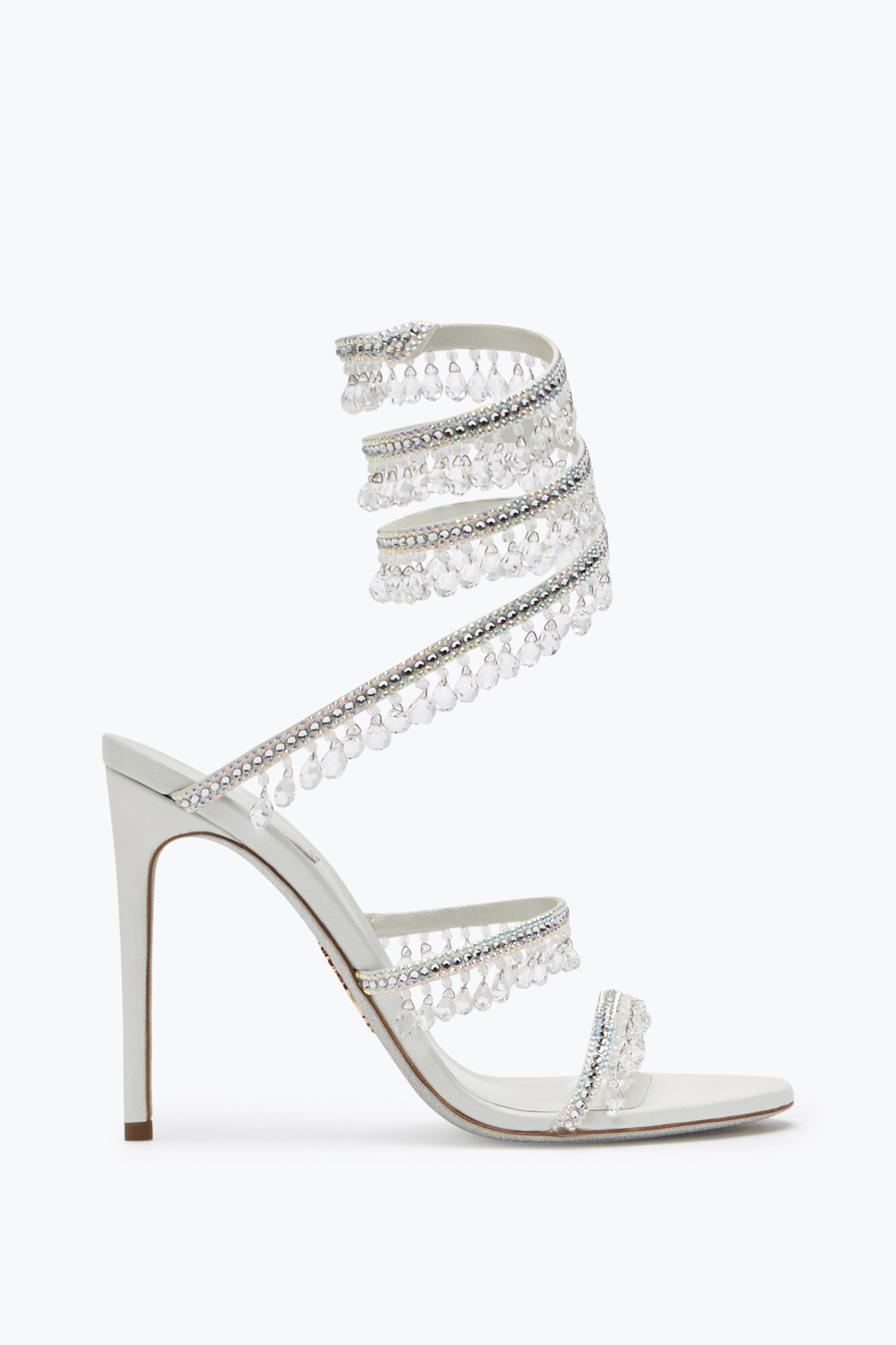 René Caovilla Heeled Sandal Rene Caovilla Woman Color White