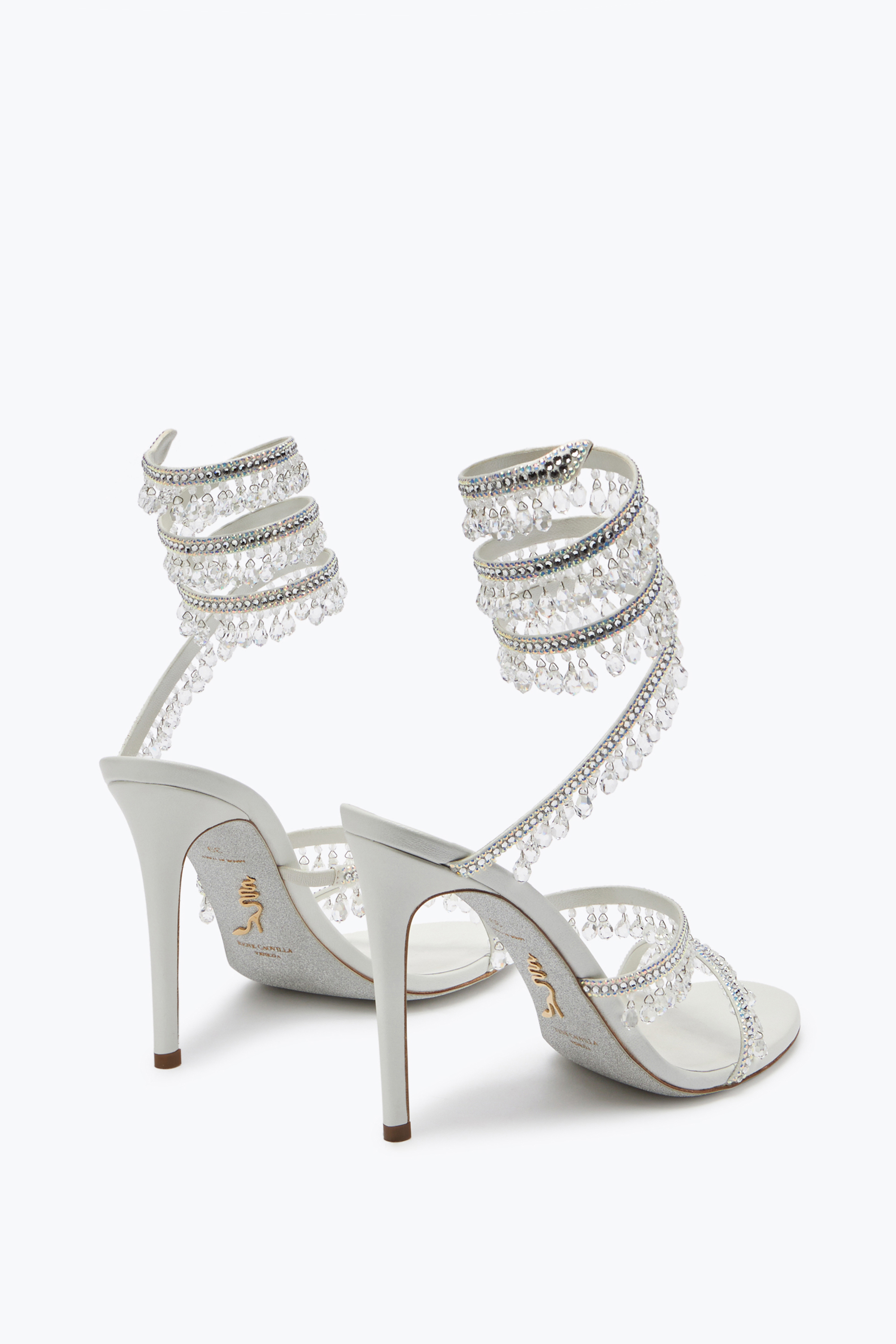 René Caovilla Heeled Sandal Rene Caovilla Woman Color White