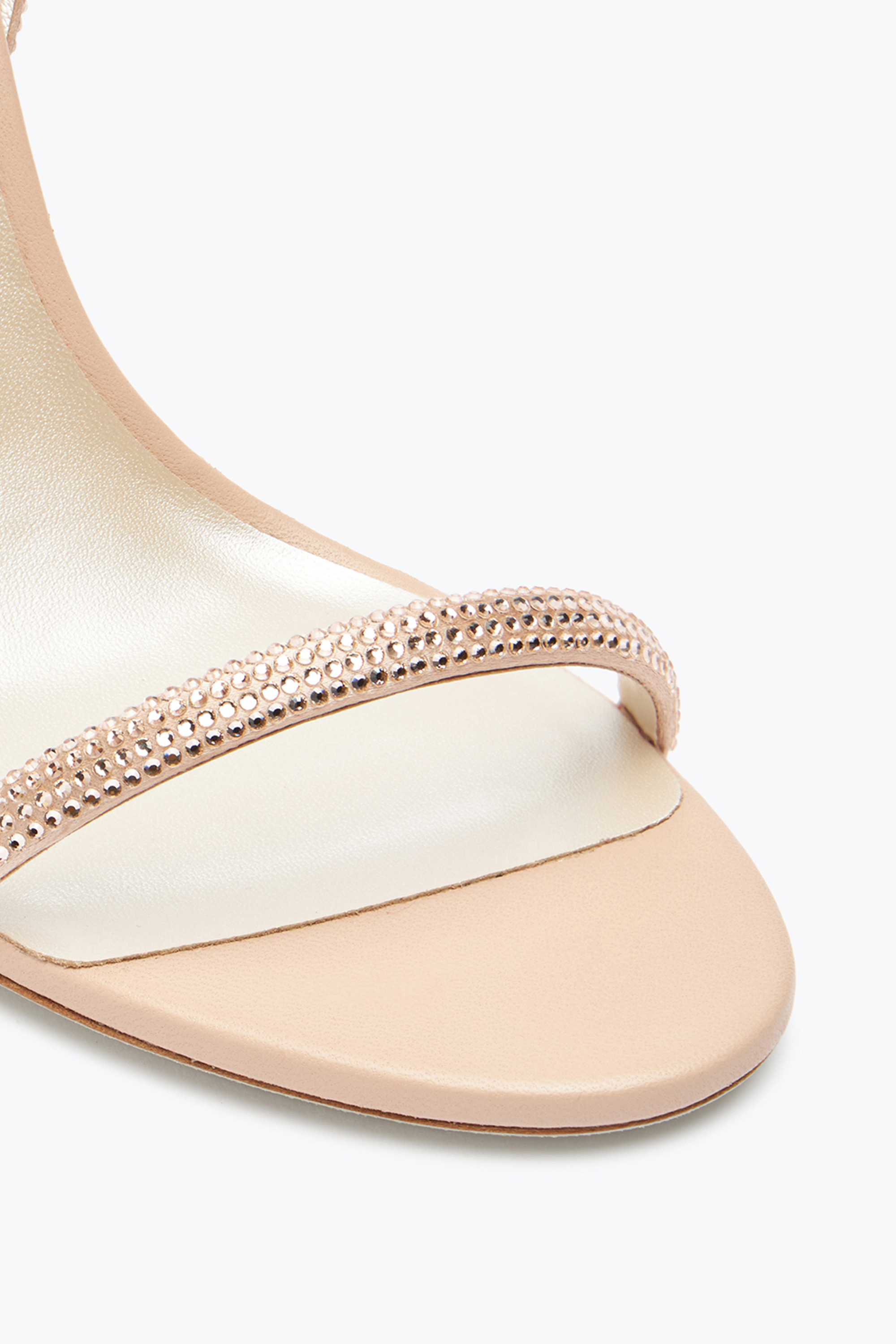 René Caovilla Ellabrita Nude Sandal 105
