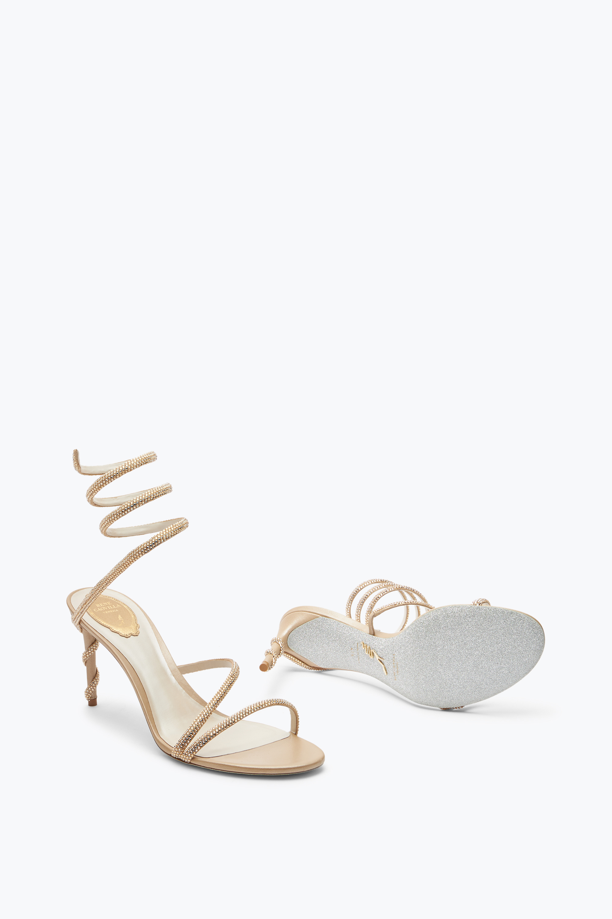 René Caovilla Margot Honey Sandal 80