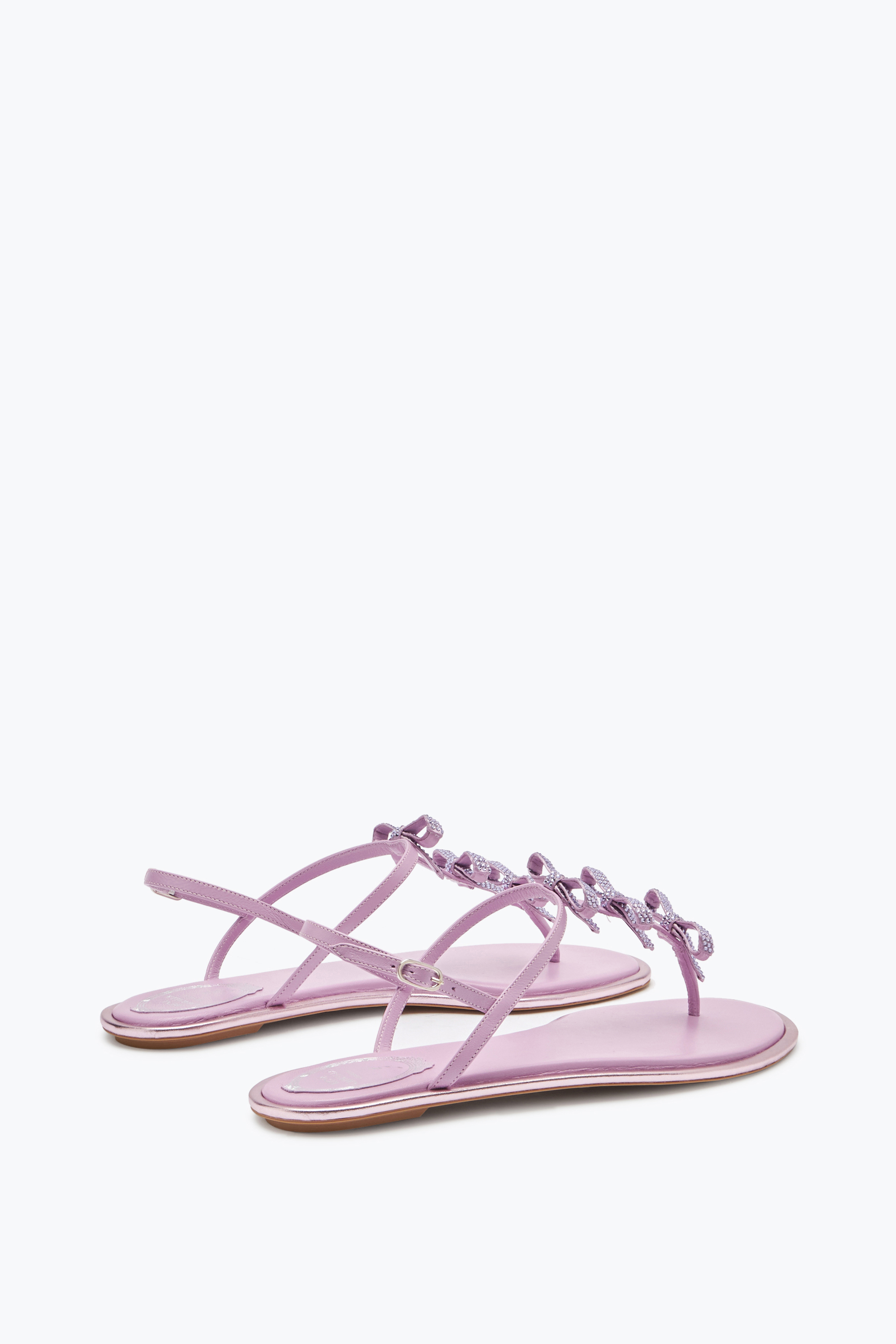 René Caovilla Diana Mauve Thong Sandal 10