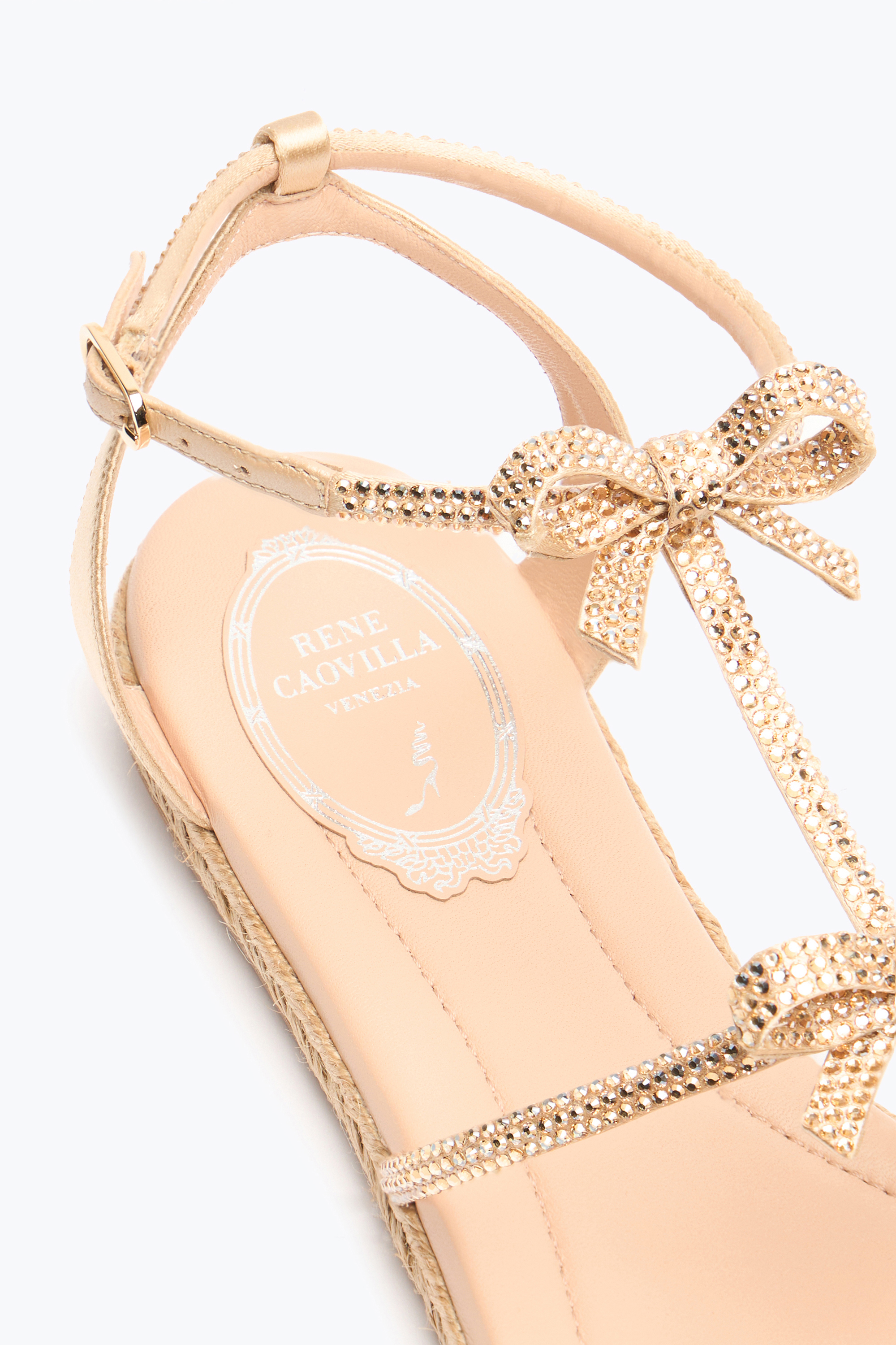 René Caovilla Caterina Nude Flatform Sandal 10
