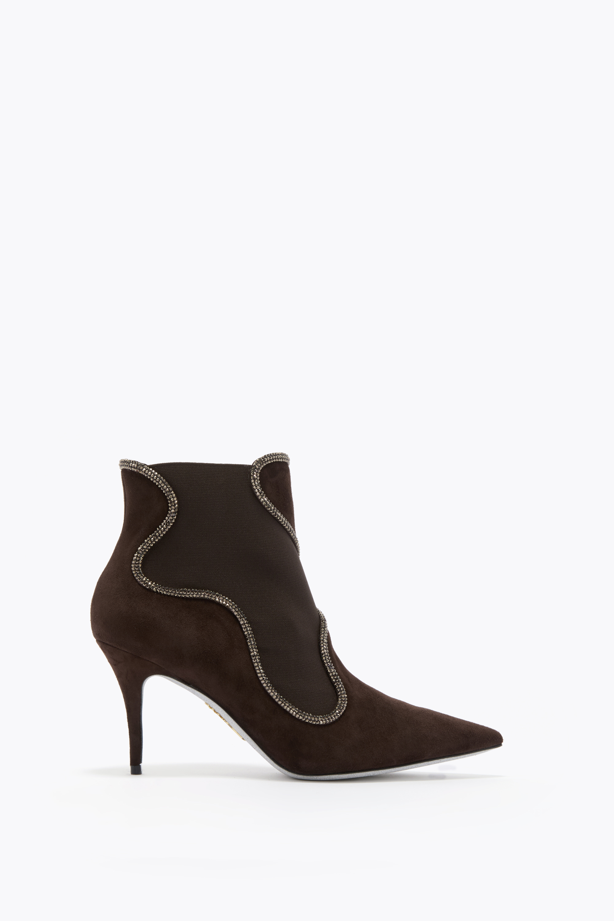 René Caovilla Onda Brown Ankle Boot 80