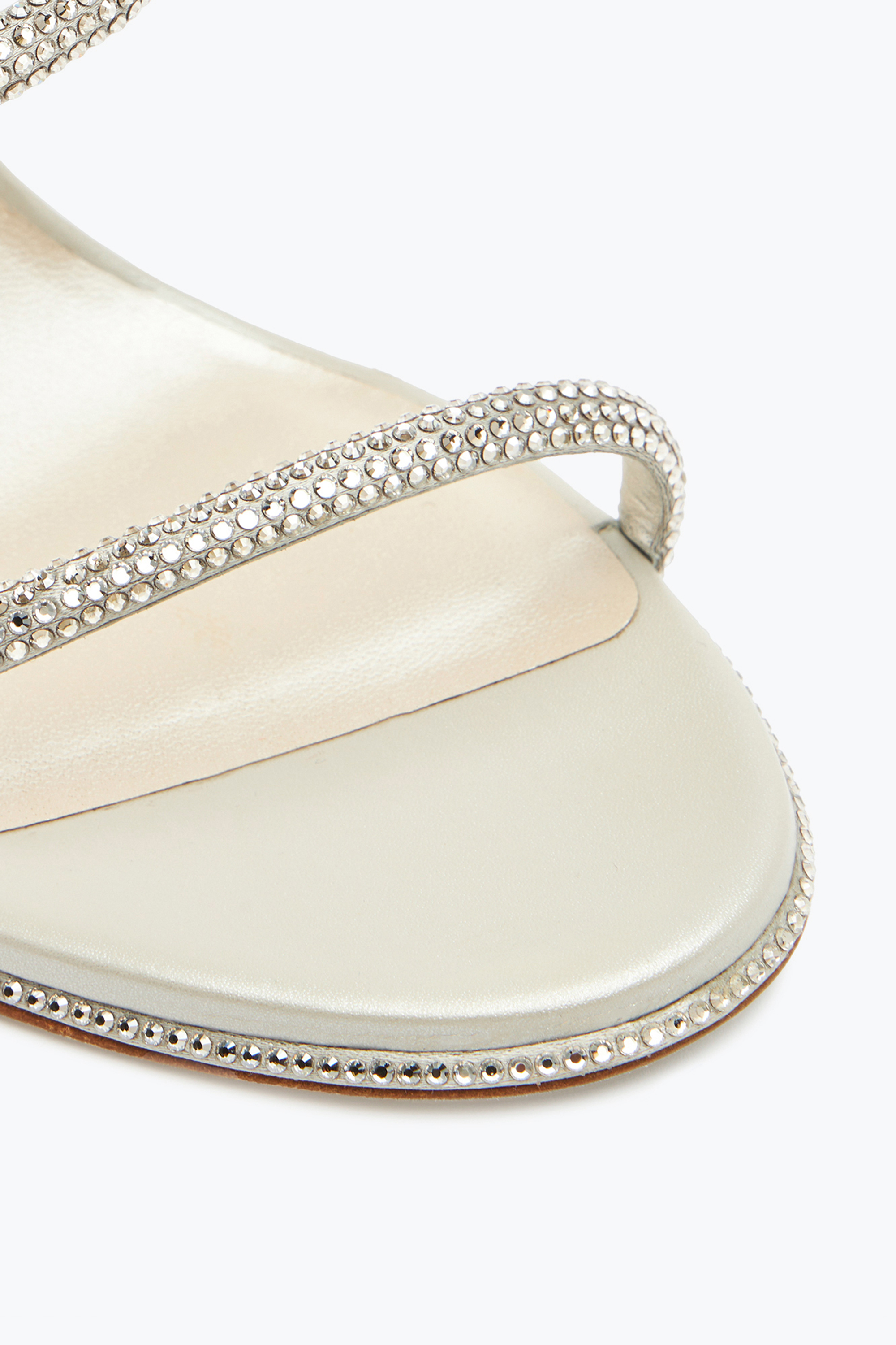 René Caovilla Cleo High-heeled Grey Sandals
