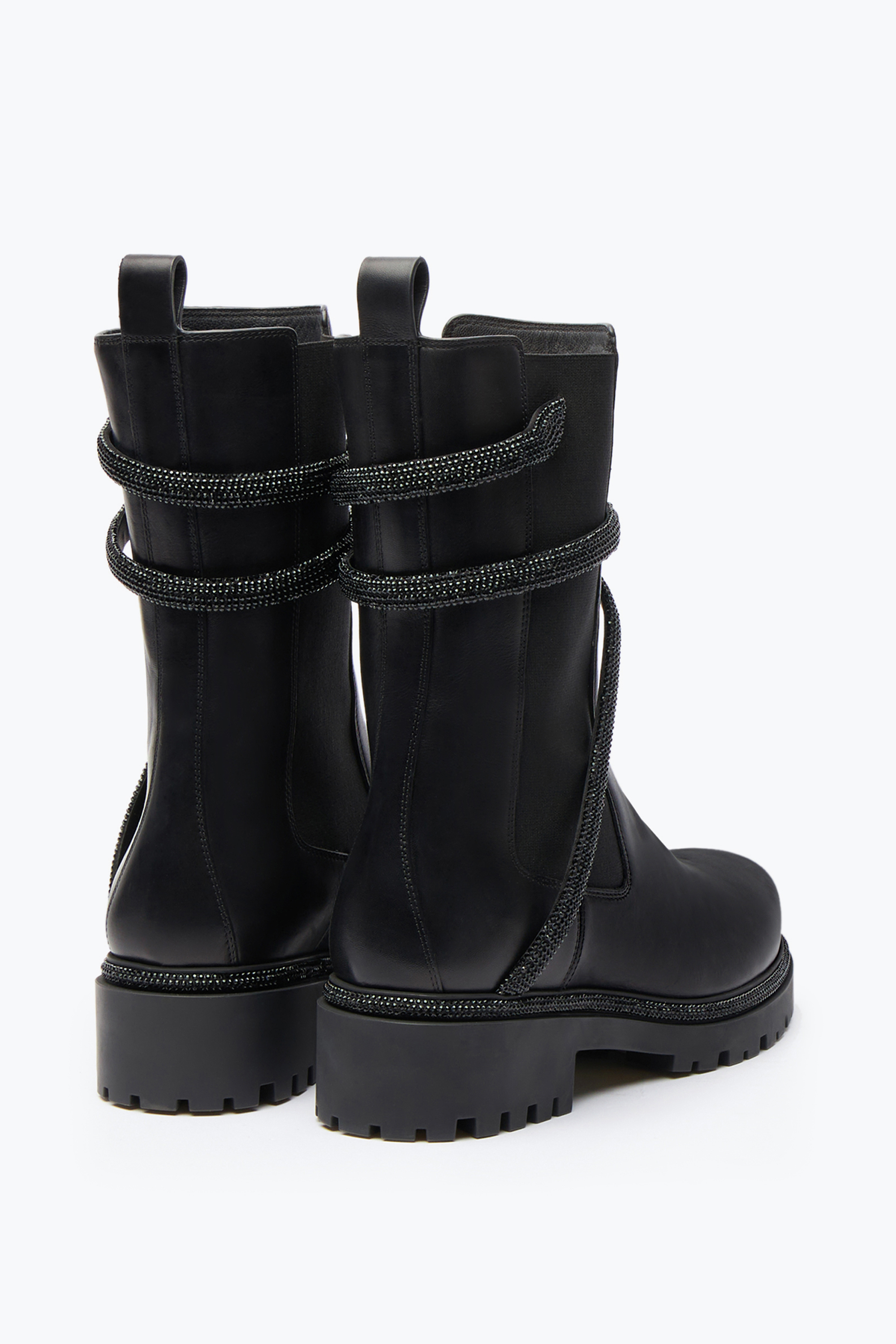 René Caovilla Cleo Combat Biker Boot