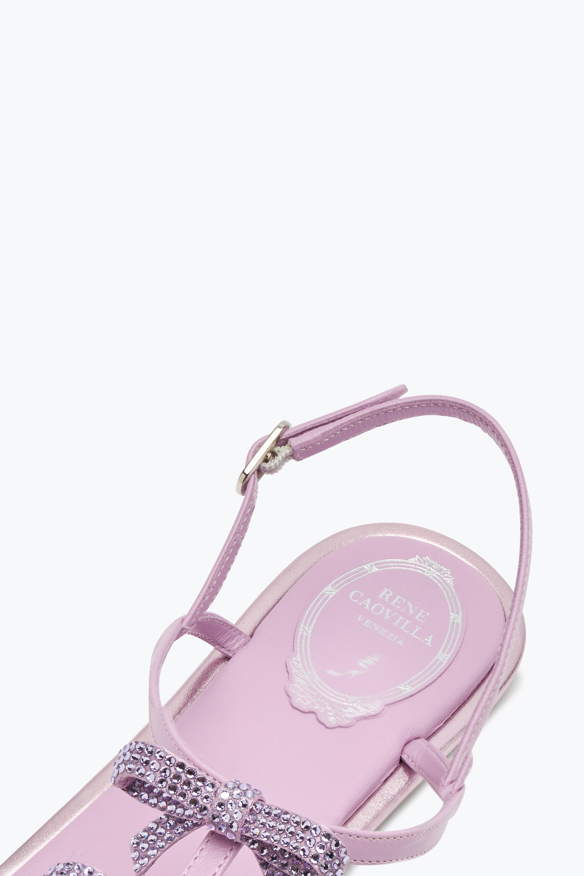 René Caovilla Diana Mauve Thong Sandal 10