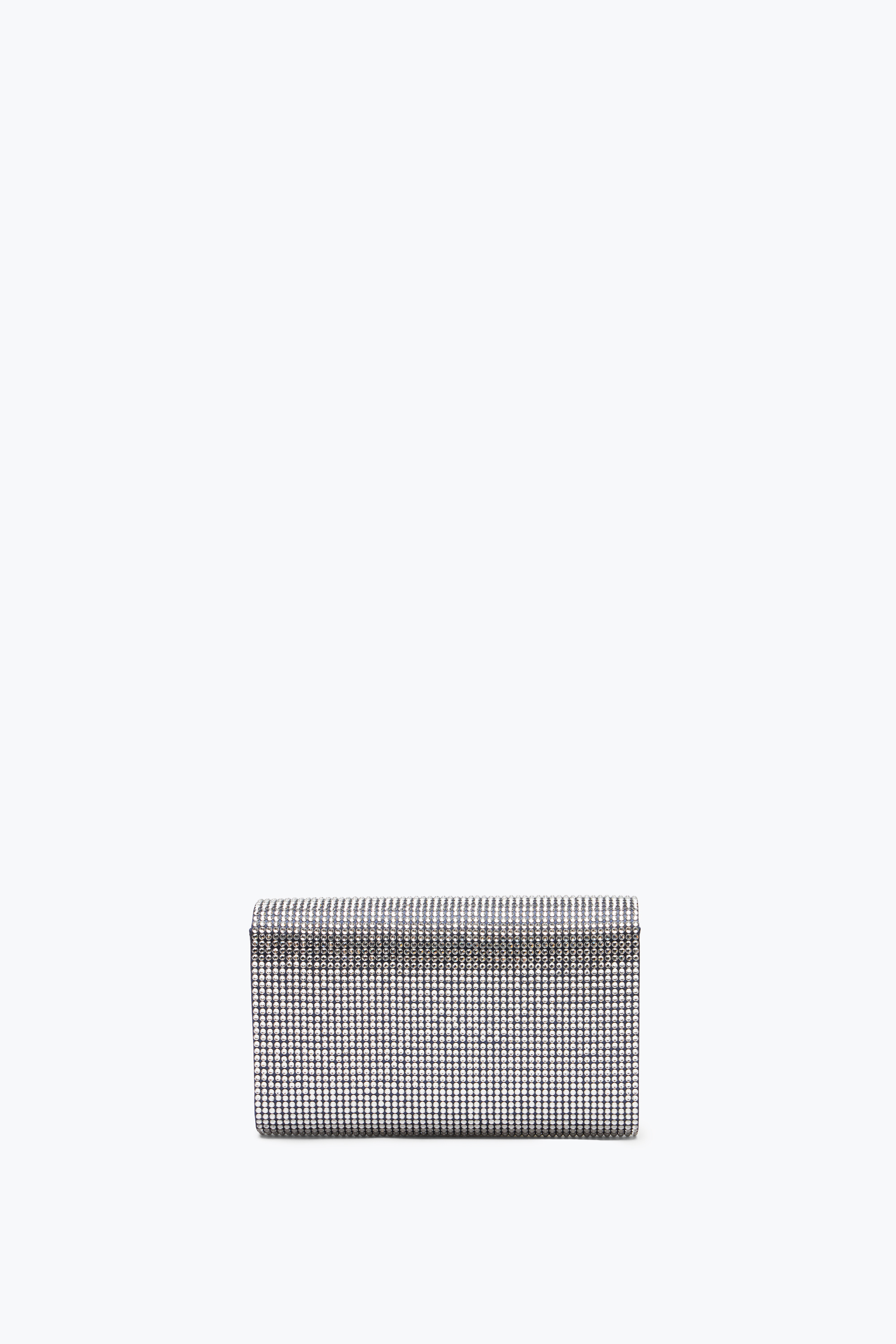 René Caovilla Aida Blue Clutch With All-over Crystals