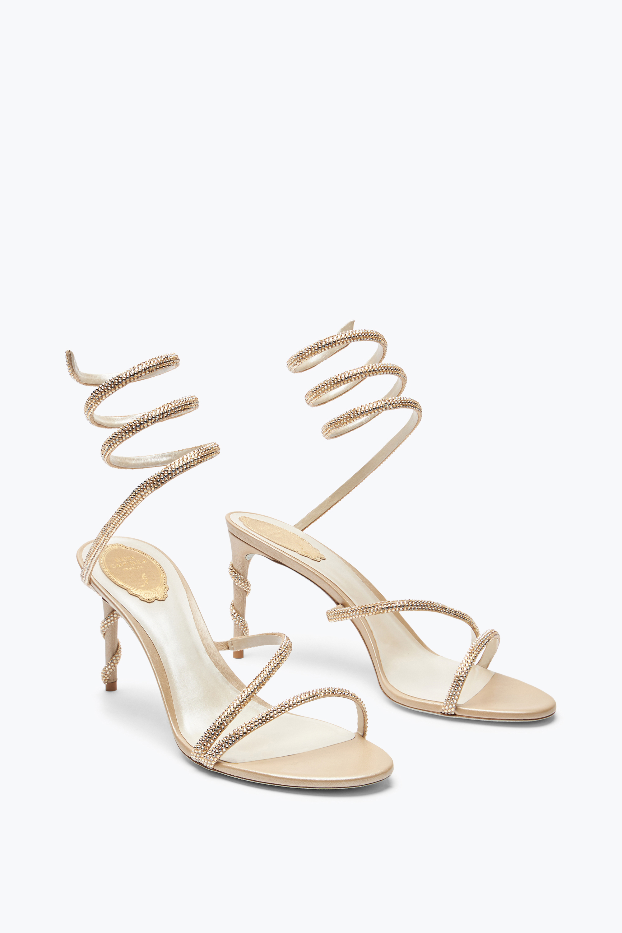 René Caovilla Margot Honey Sandal 80