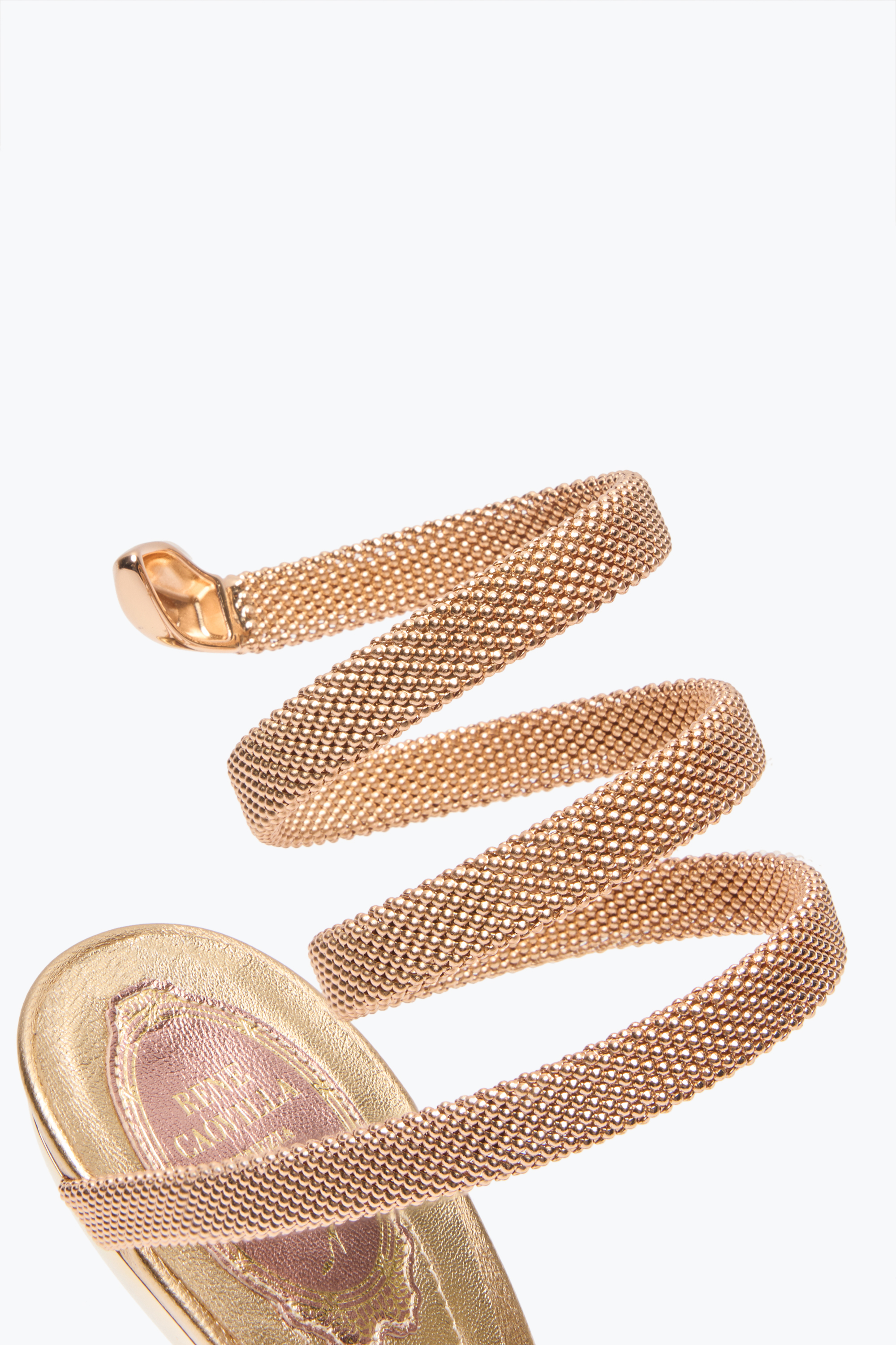 René Caovilla Trigold Symphony Three-toned Sandal 105