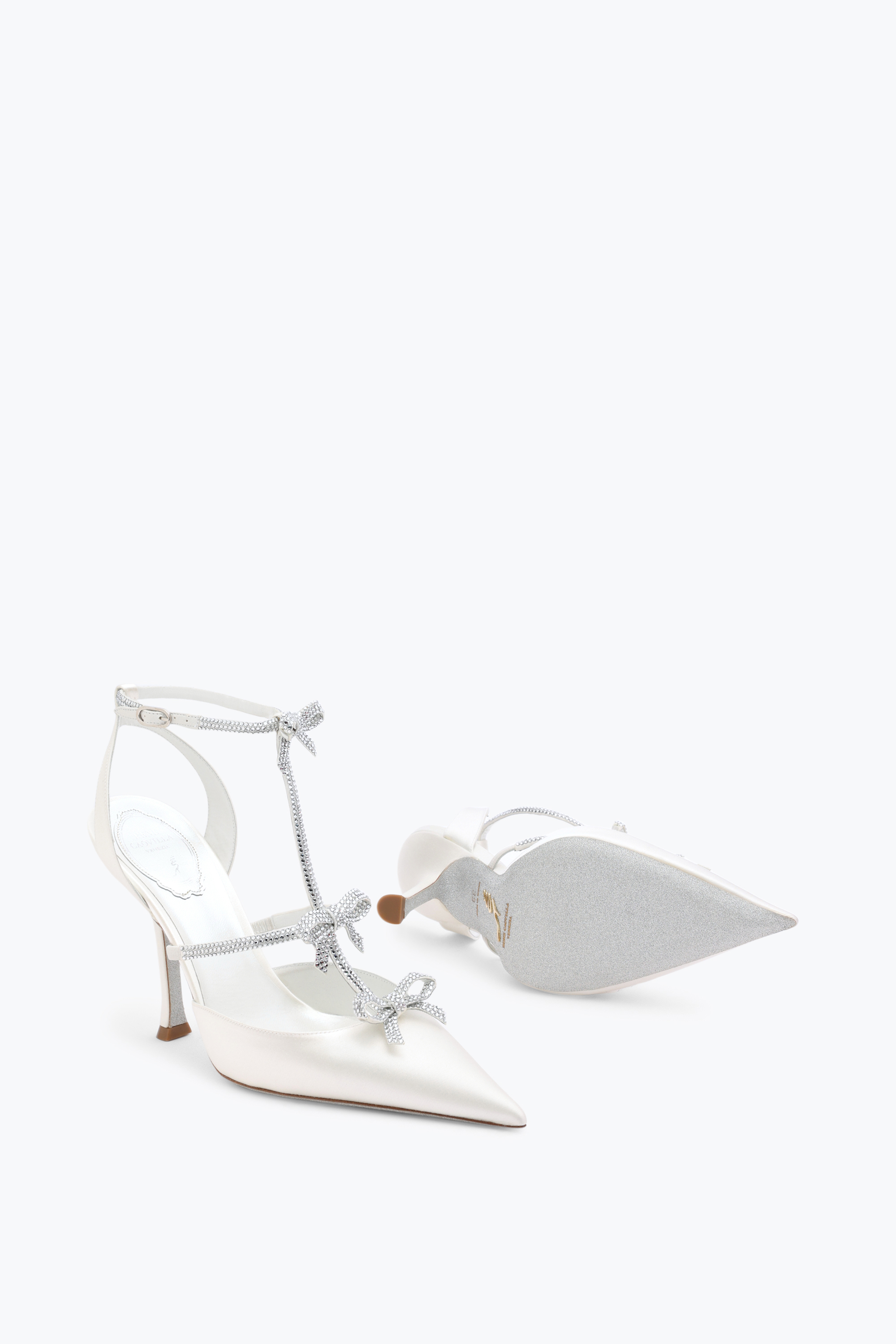 René Caovilla Caterina Ivory Slingback 105