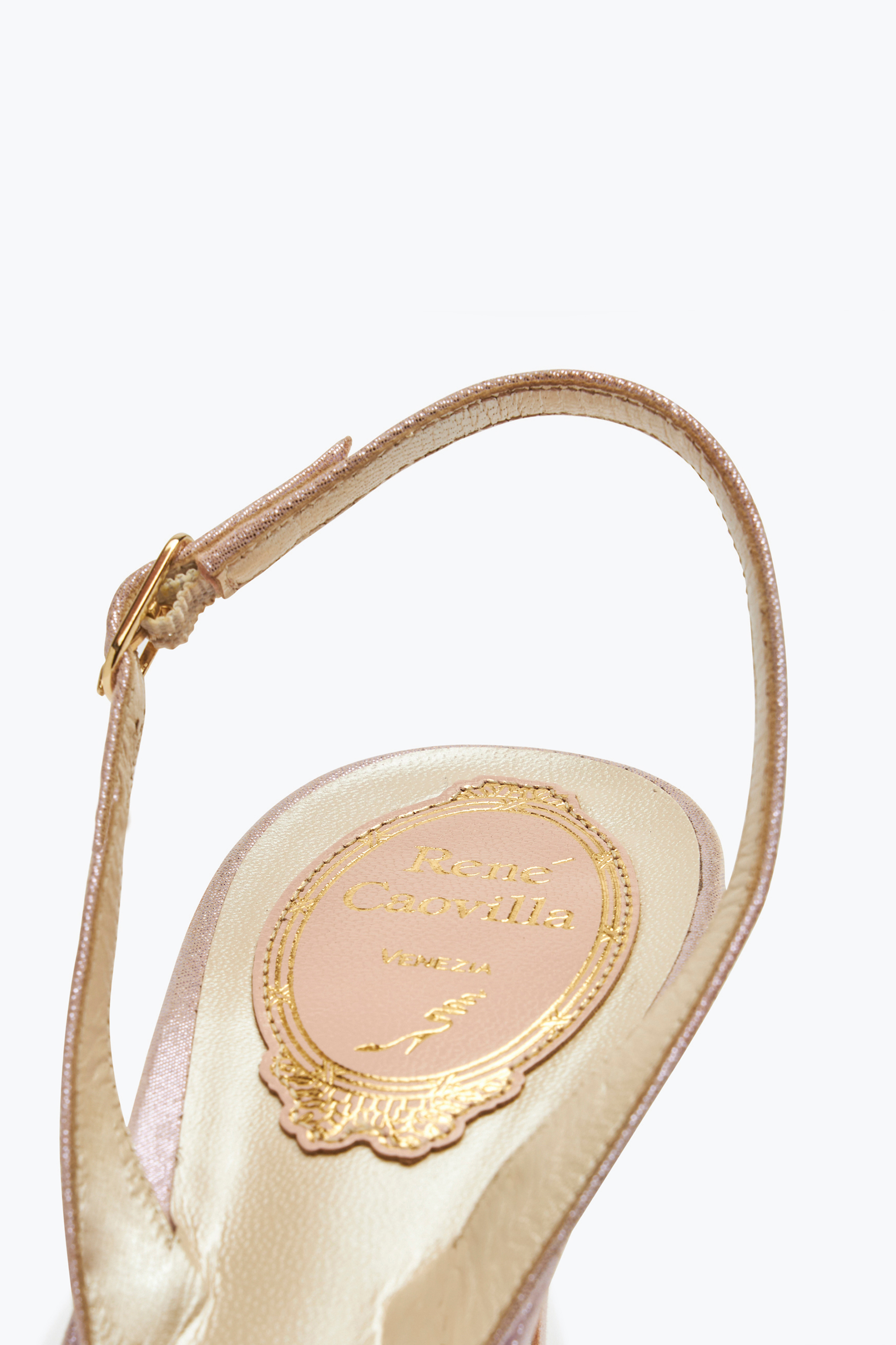 René Caovilla Elegant Pink Slingbacks Cinderella