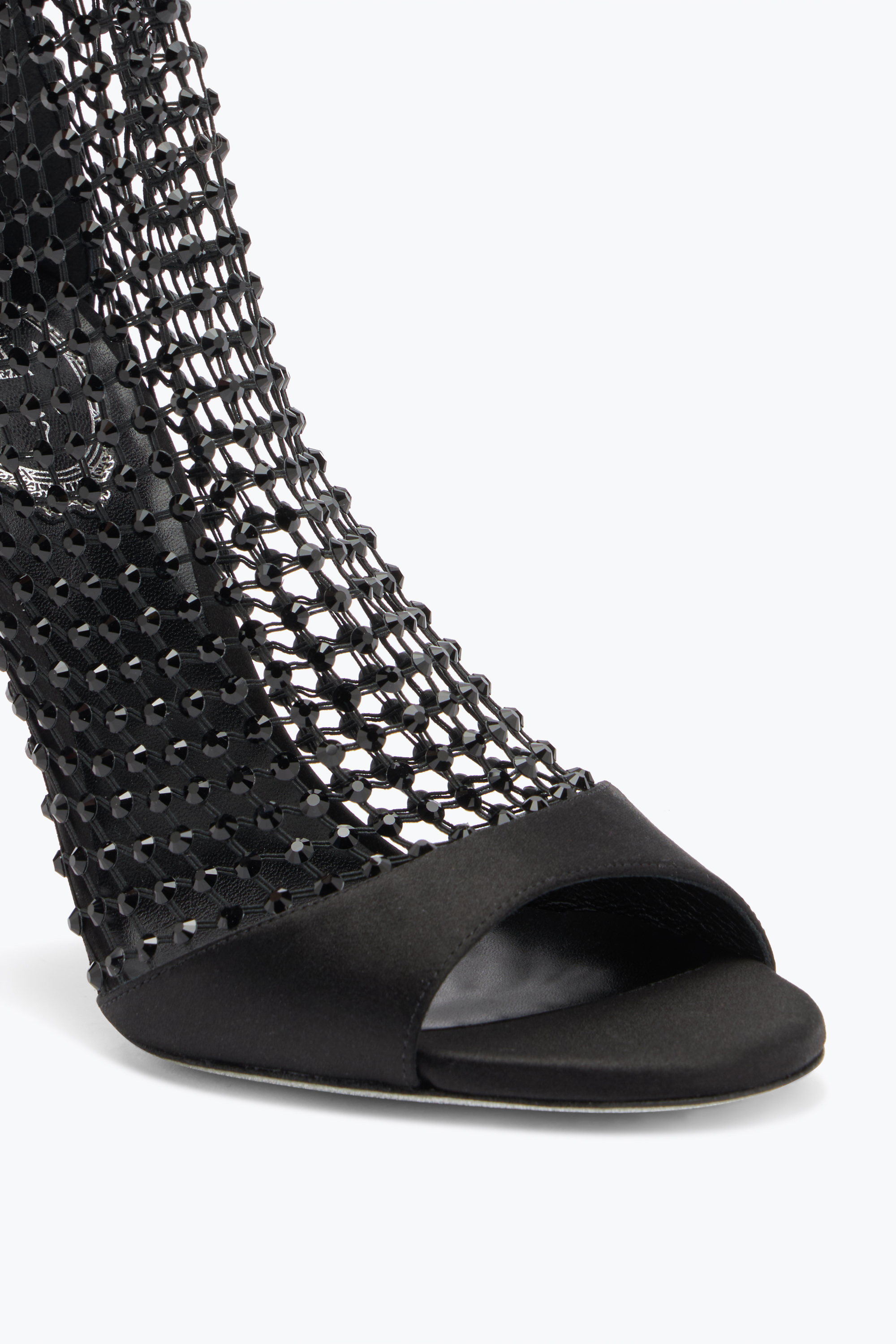 René Caovilla Galaxia Black Sandal 105
