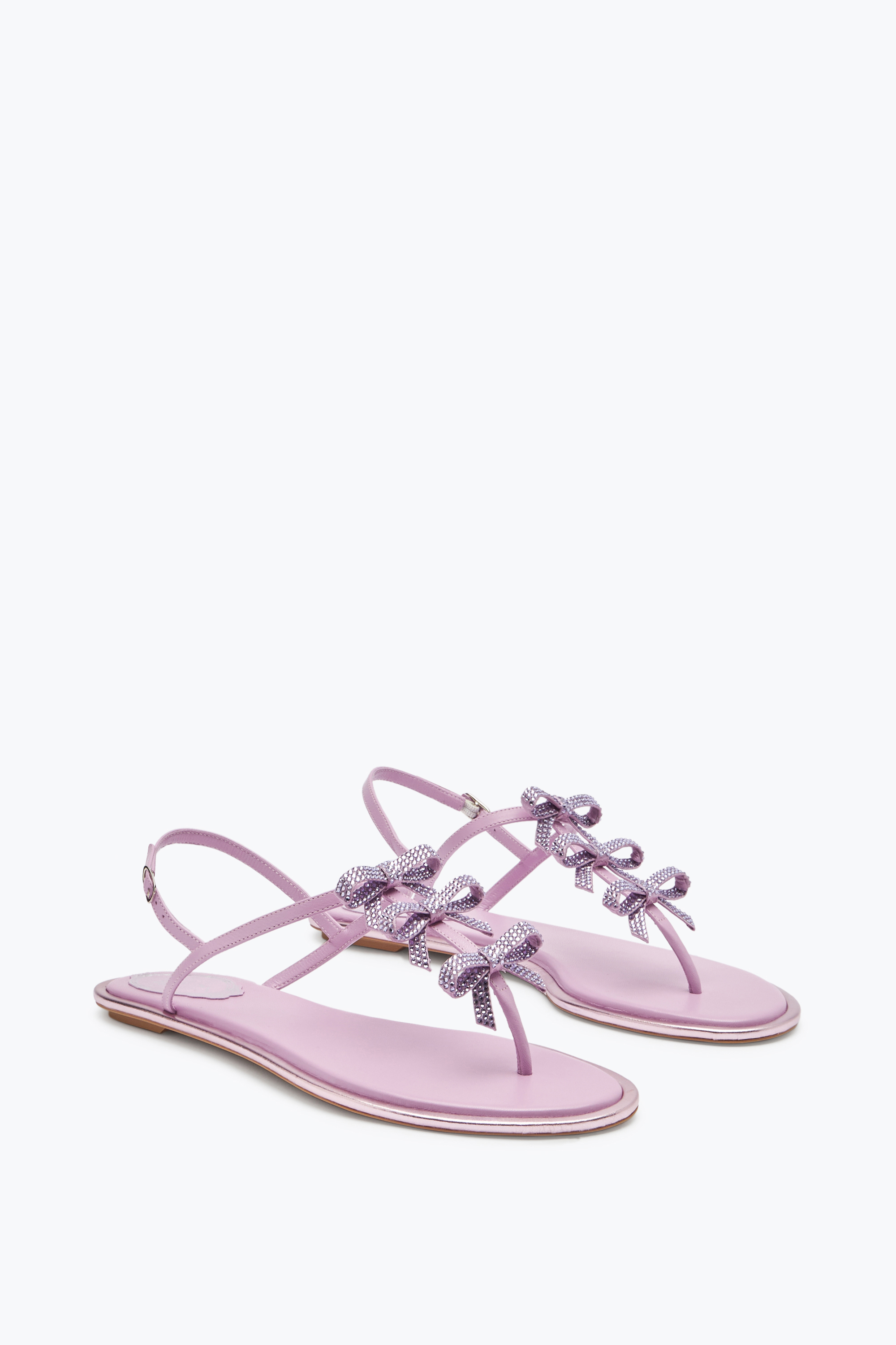 René Caovilla Diana Mauve Thong Sandal 10