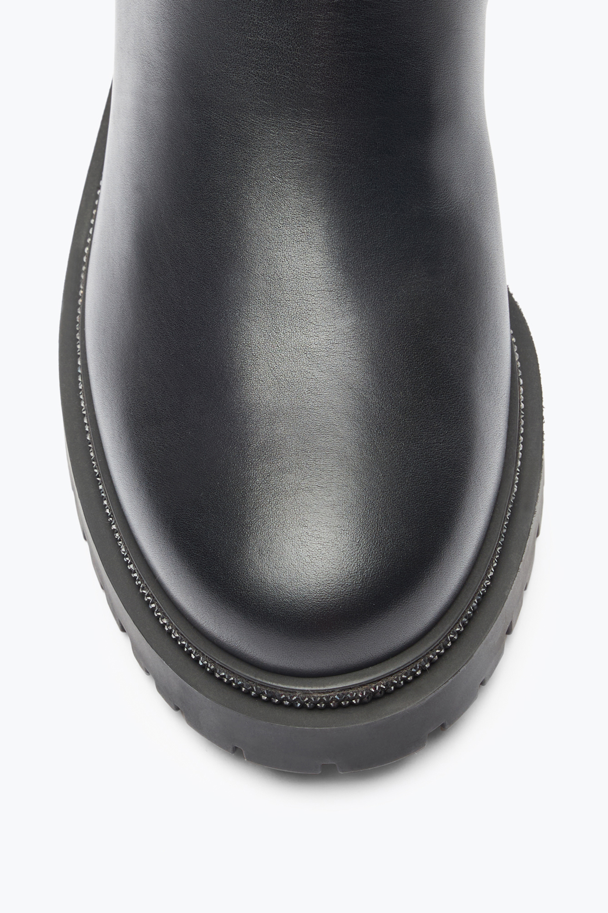 René Caovilla Cleo Crystal Black Bootie 60