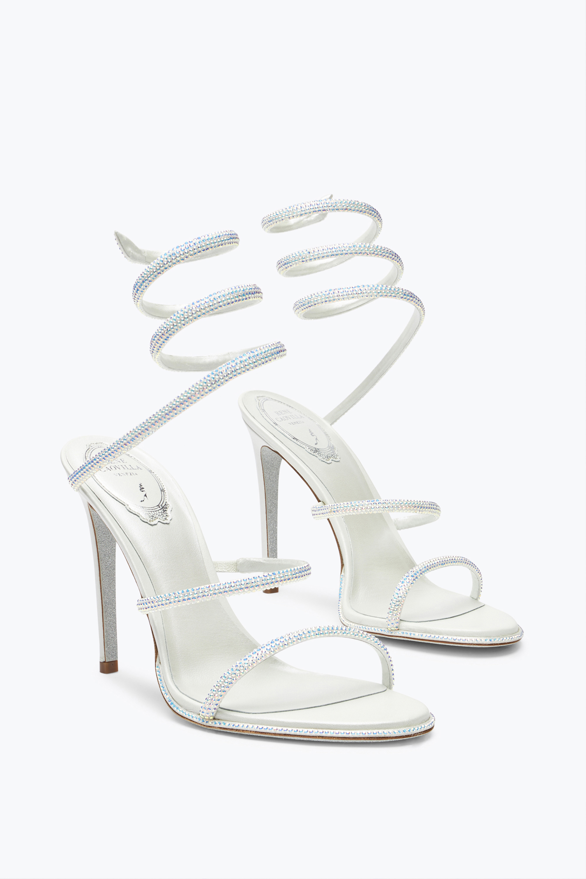 René Caovilla Sandals With Rhinestones Cleo