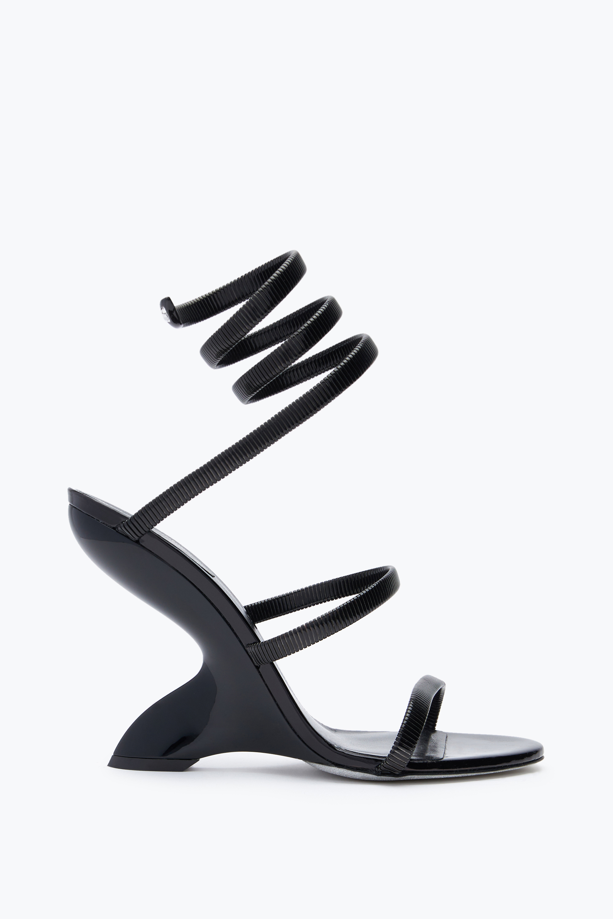 René Caovilla 105mm Symphony Leather Sandals