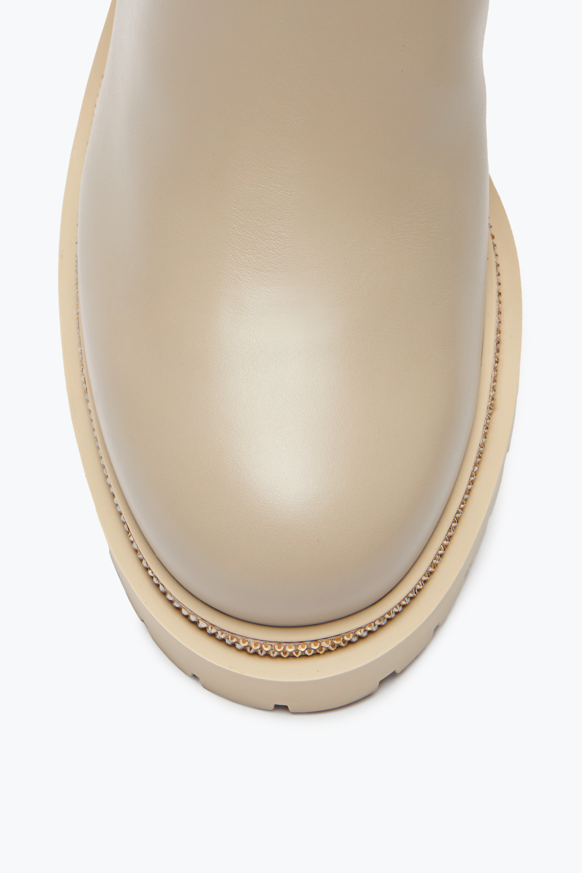 René Caovilla Cleo Crystals Beige Bootie 60