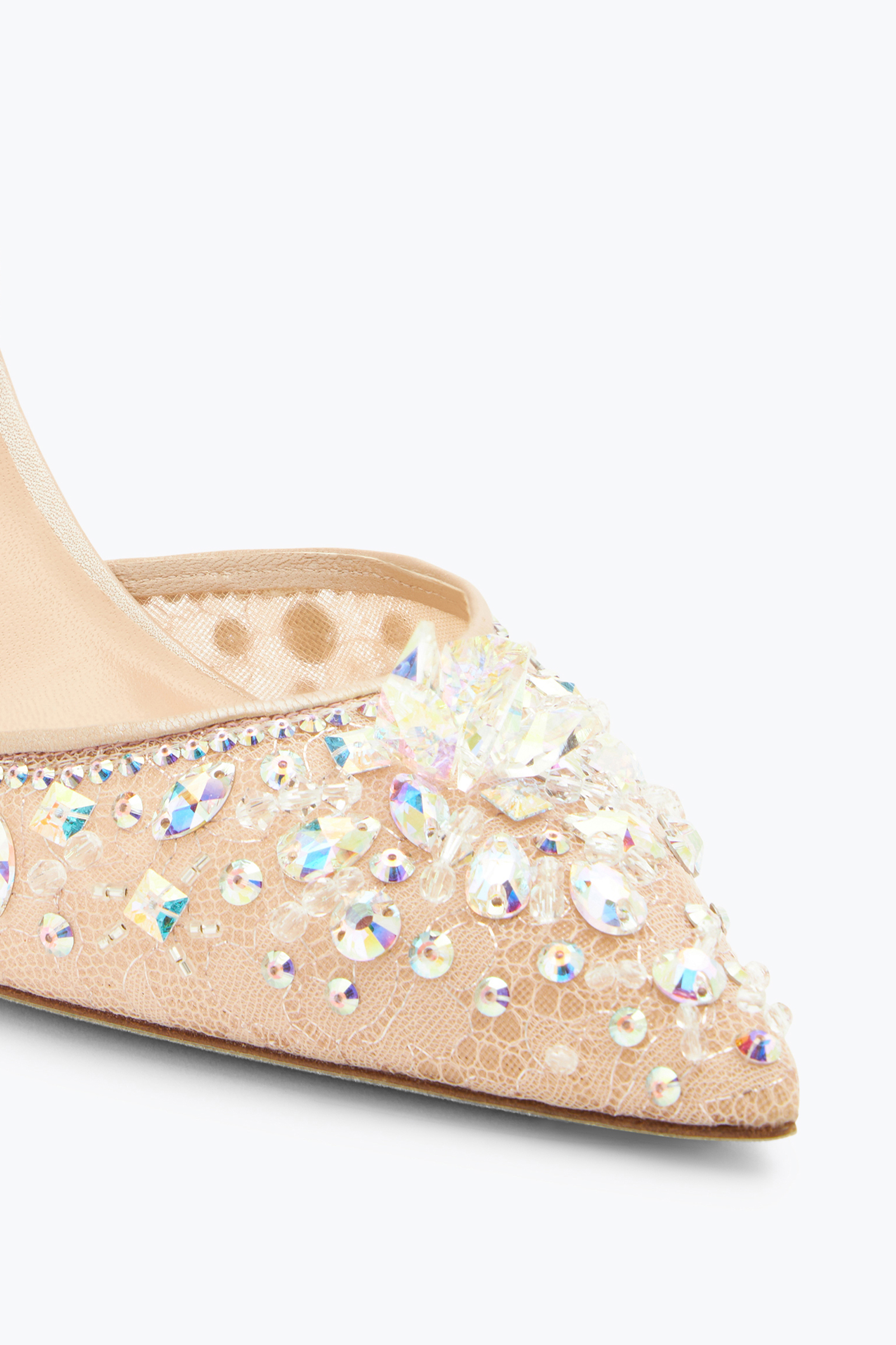 René Caovilla Cinderella Pink Slingback 80