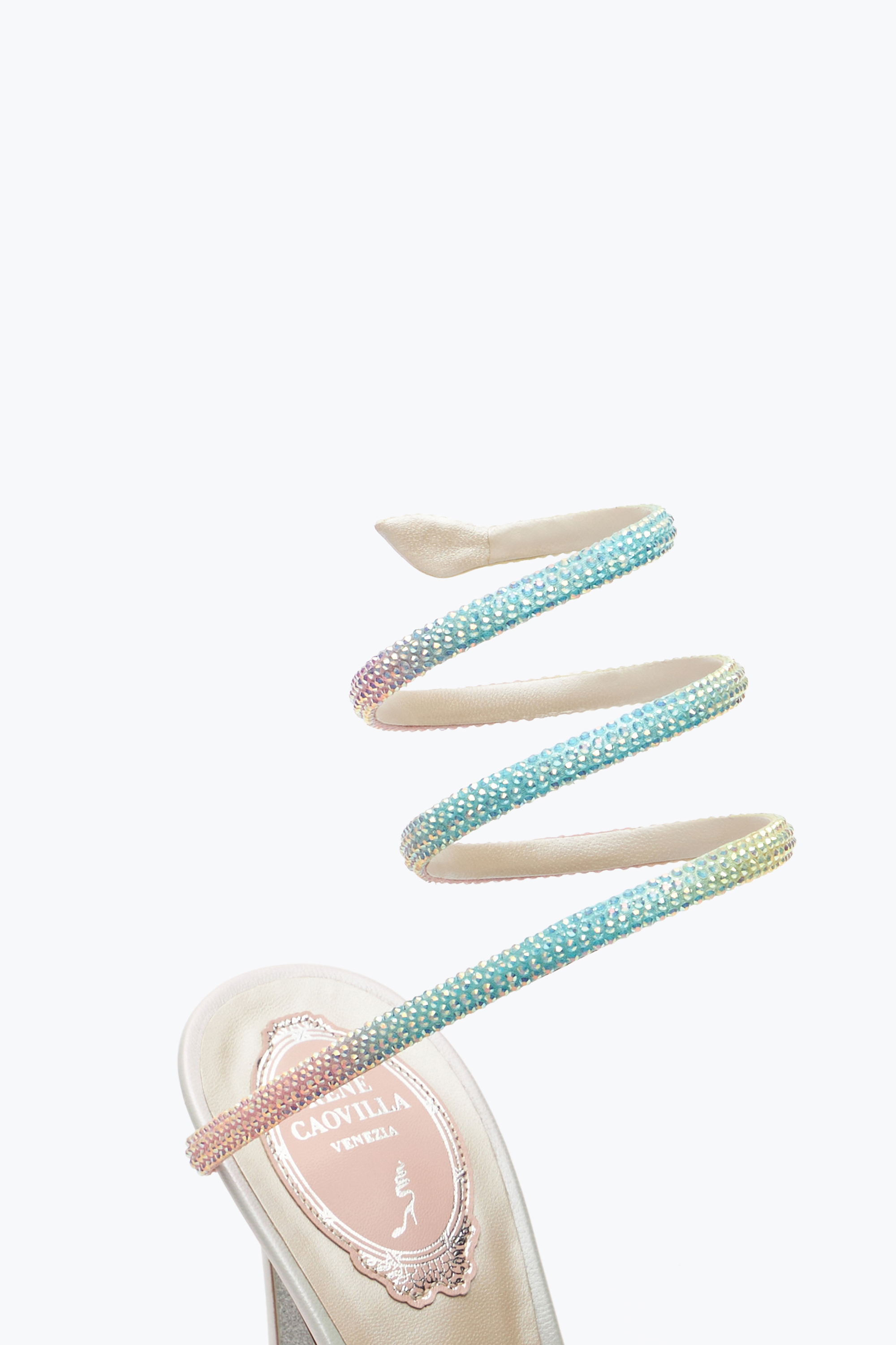 René Caovilla Cleo Burano Sandal With Crystals 105