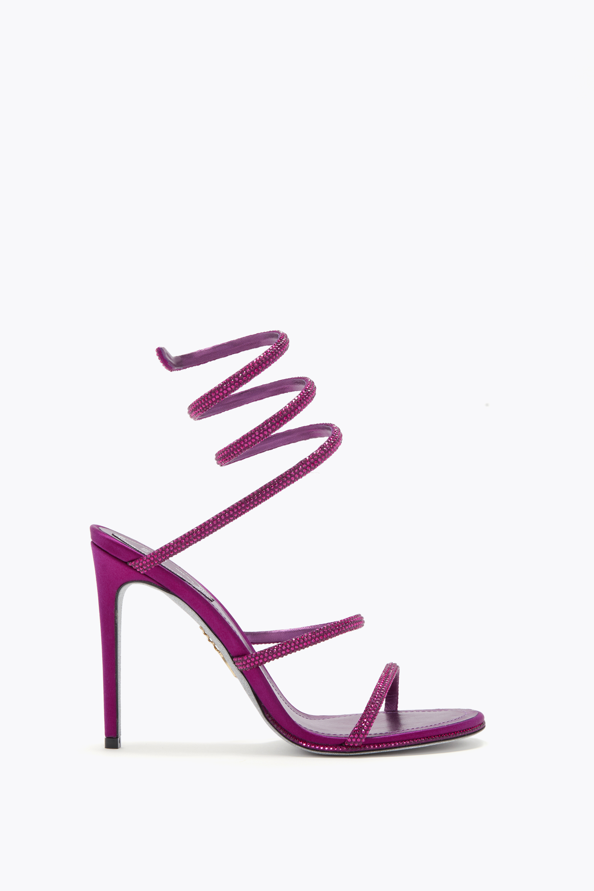 René Caovilla Cleo Porpora Sandal 105 In Red