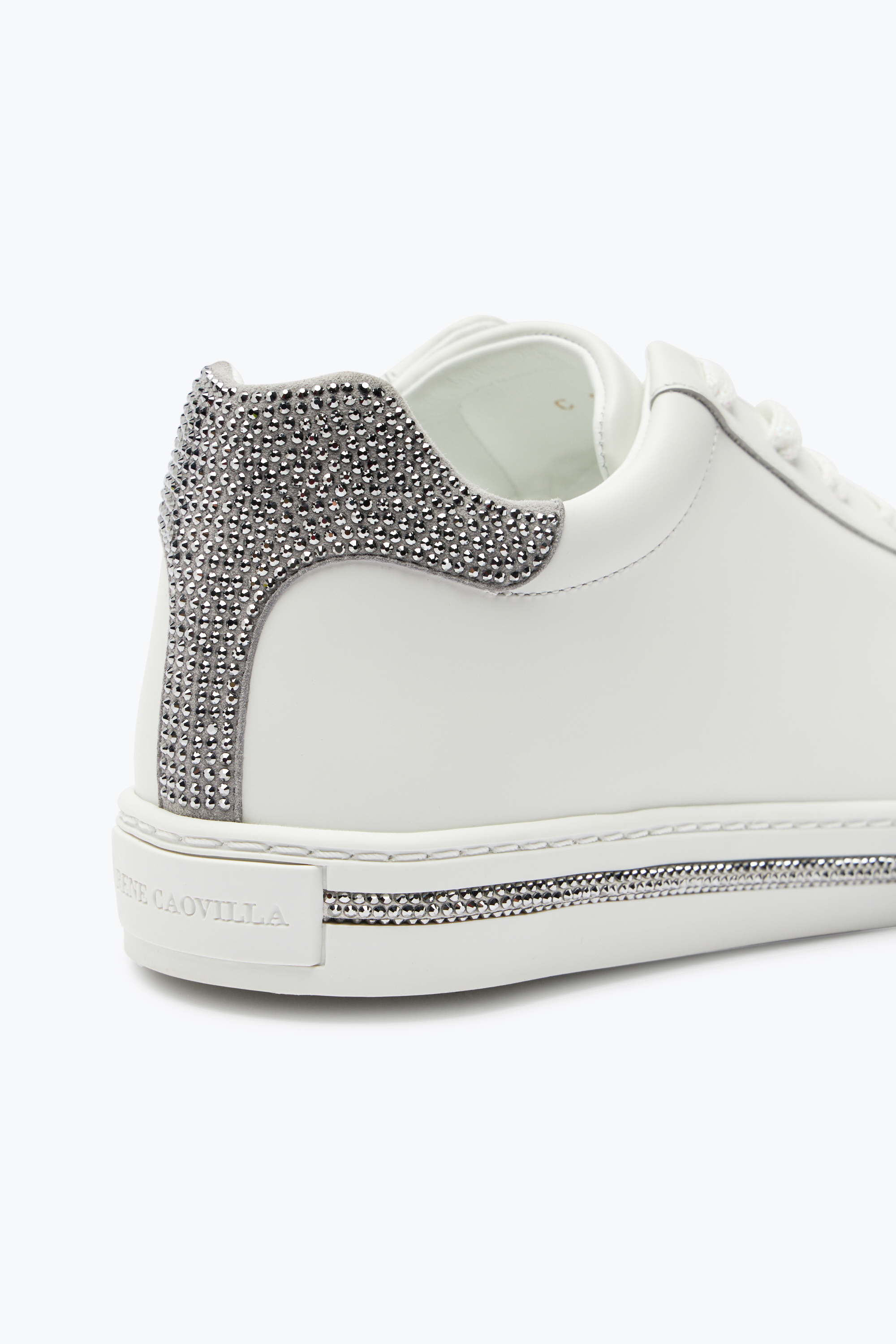 René Caovilla Xtra White And Silver Sneaker 15