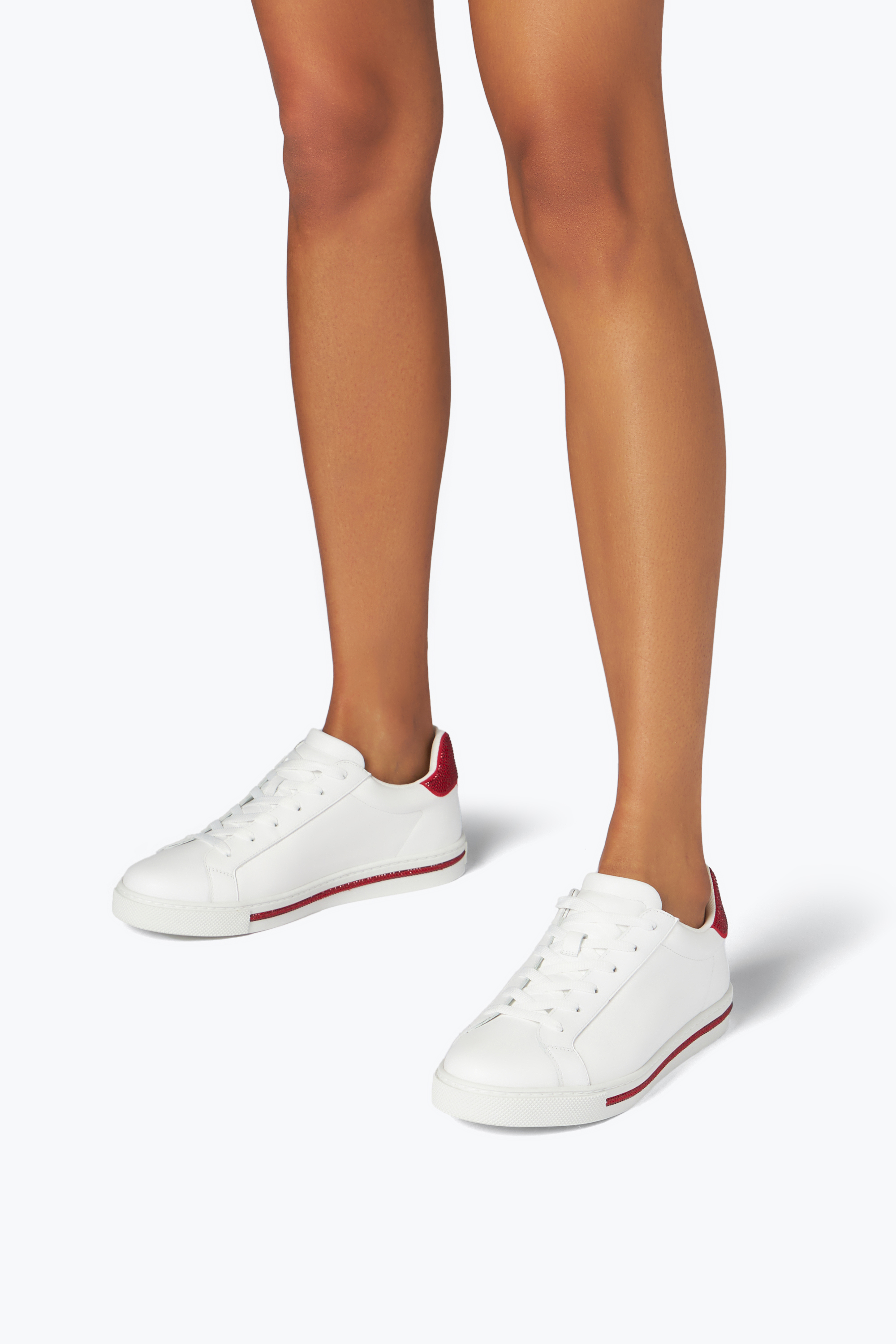 René Caovilla Xtra Crystal White-red Sneaker 15