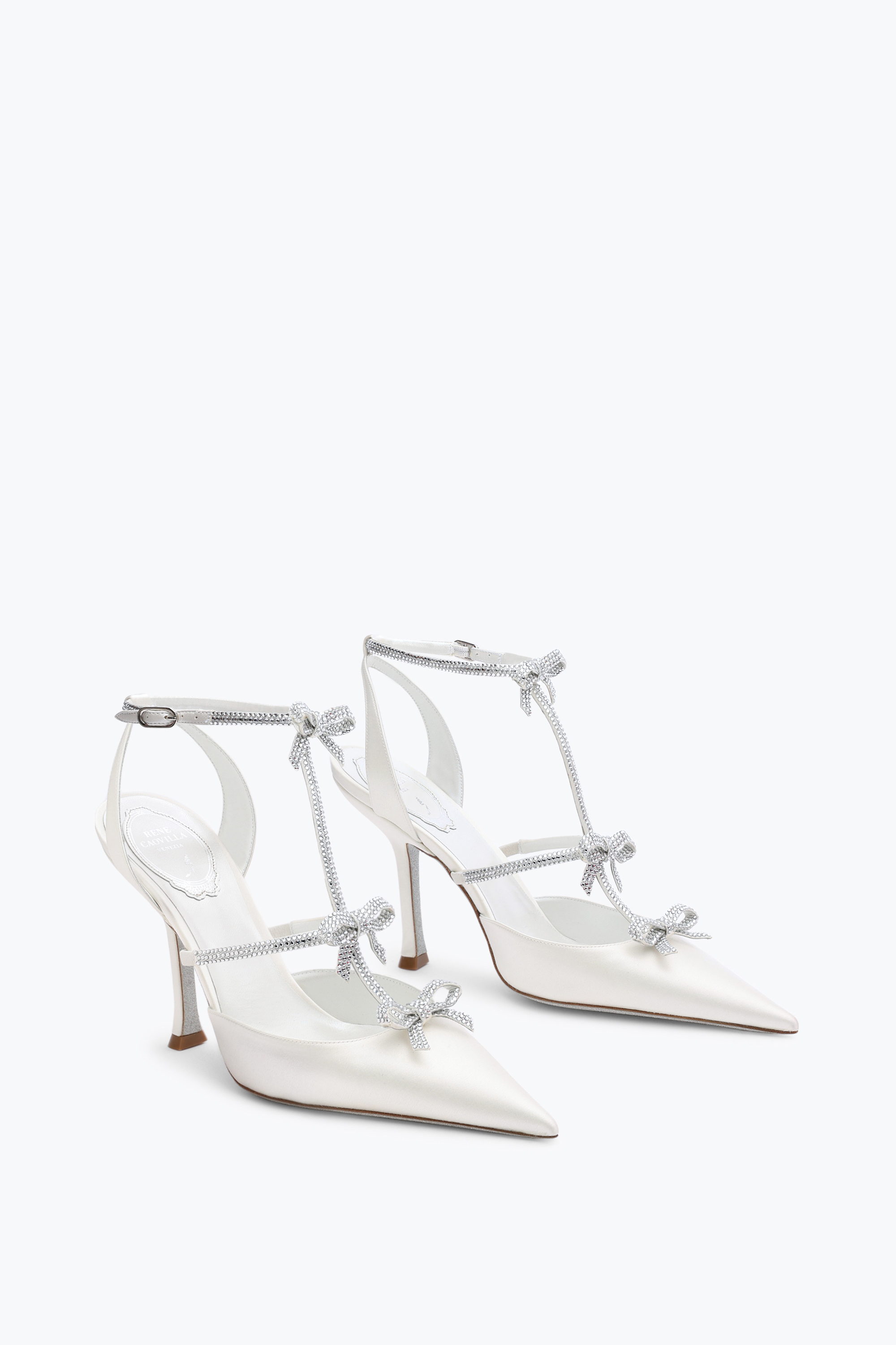 René Caovilla Caterina Ivory Slingback 105